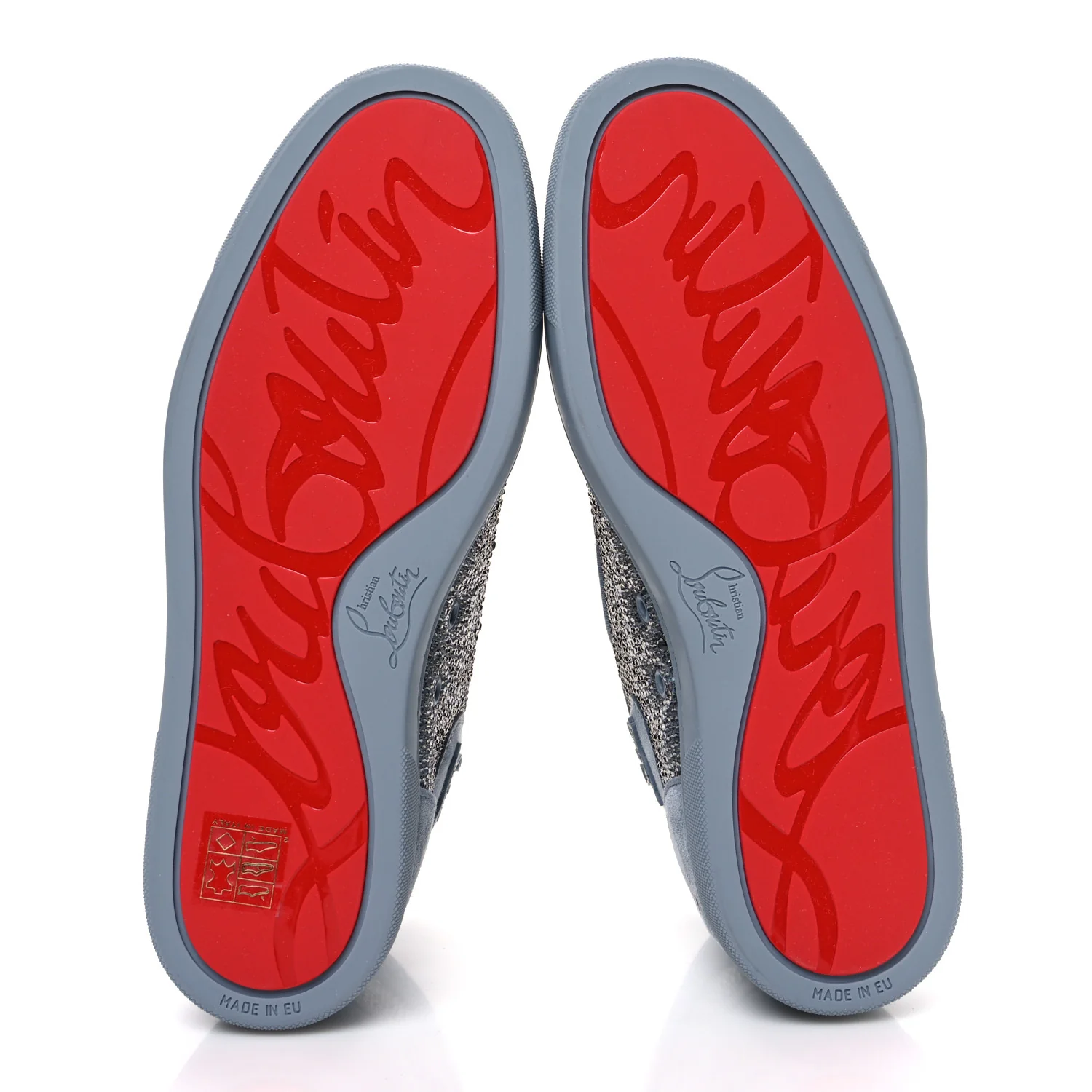 Veau Velours Strass Mens Louis Orlato Flat Sneakers 40 Squale - Image 7