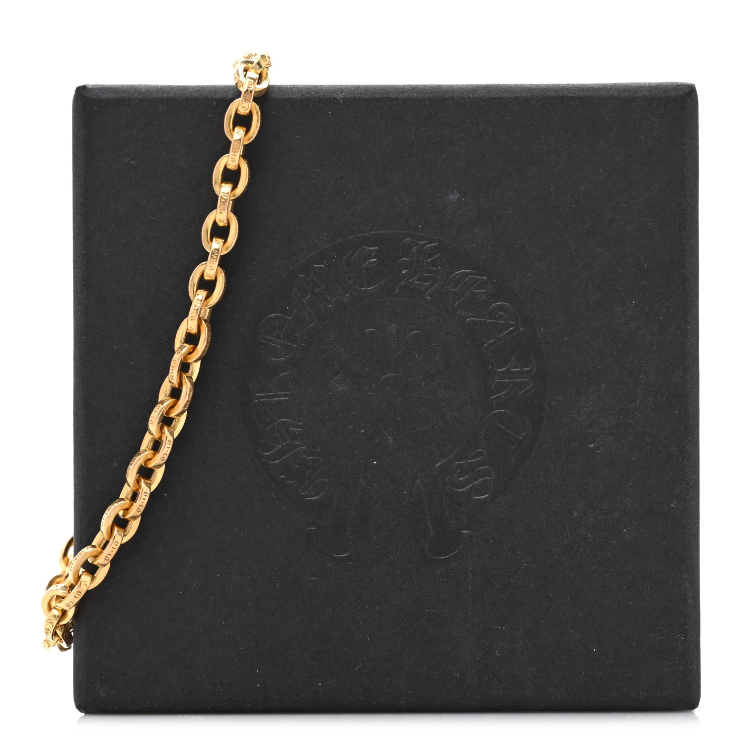 22K Yellow Gold Paperclip Bracelet - Image 4