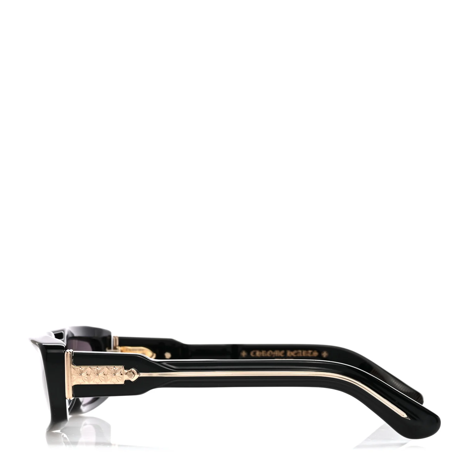 Acetate Zelda Sunglasses Black - Image 3