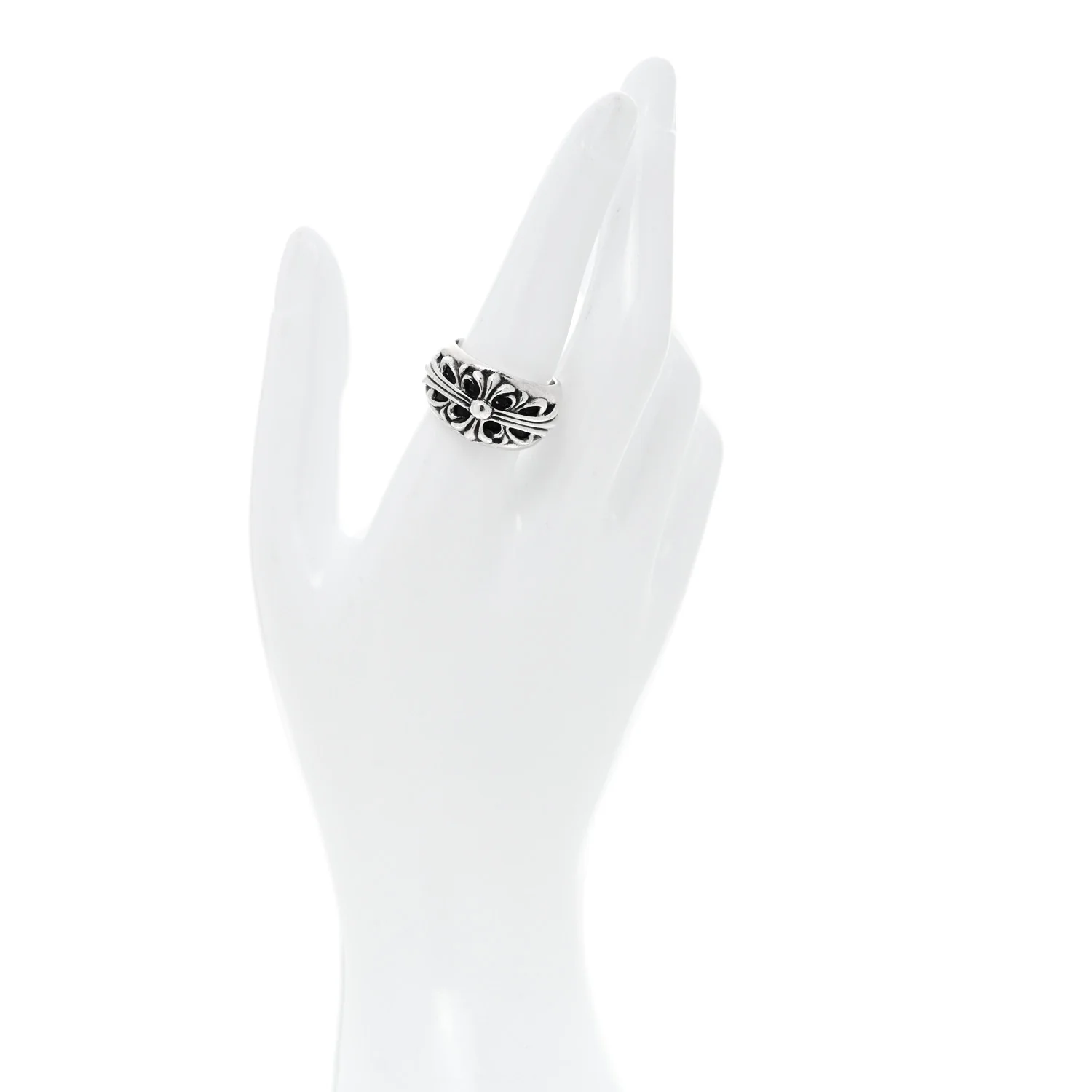 Floral Cross Ring 56 7.5 - Image 2