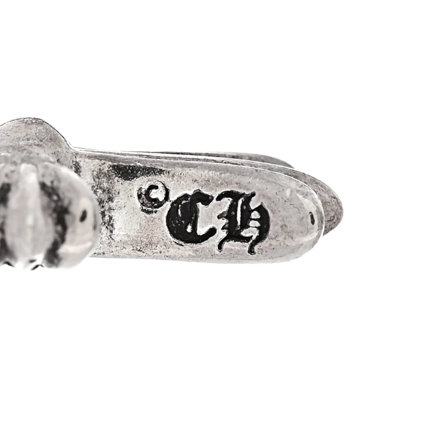Sterling Silver Diamond Baby Fat Cross Pave Pendant - Image 4