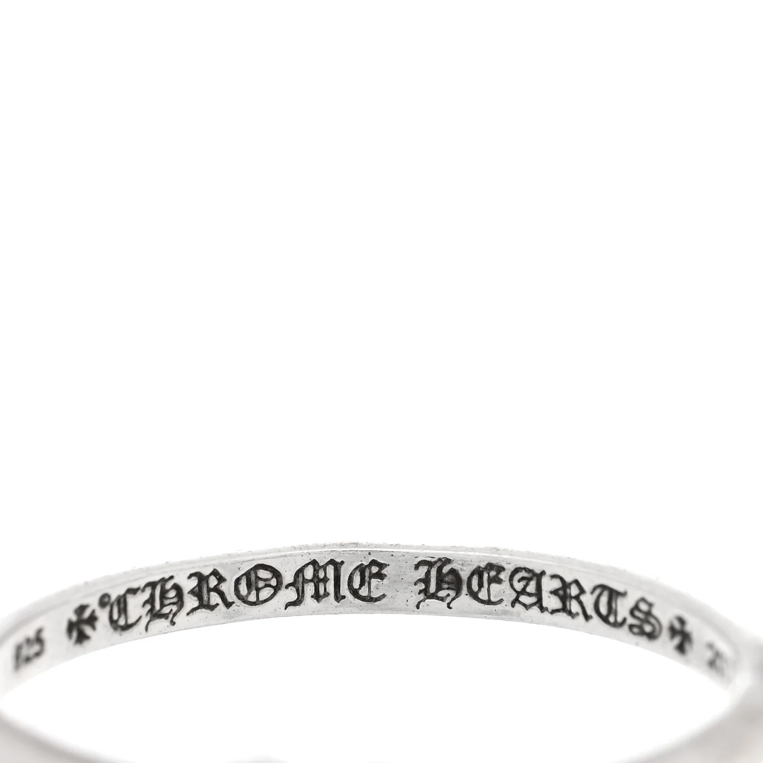 Sterling Silver Diamond Heart Bubblegum Ring 58 8.25 - Image 4