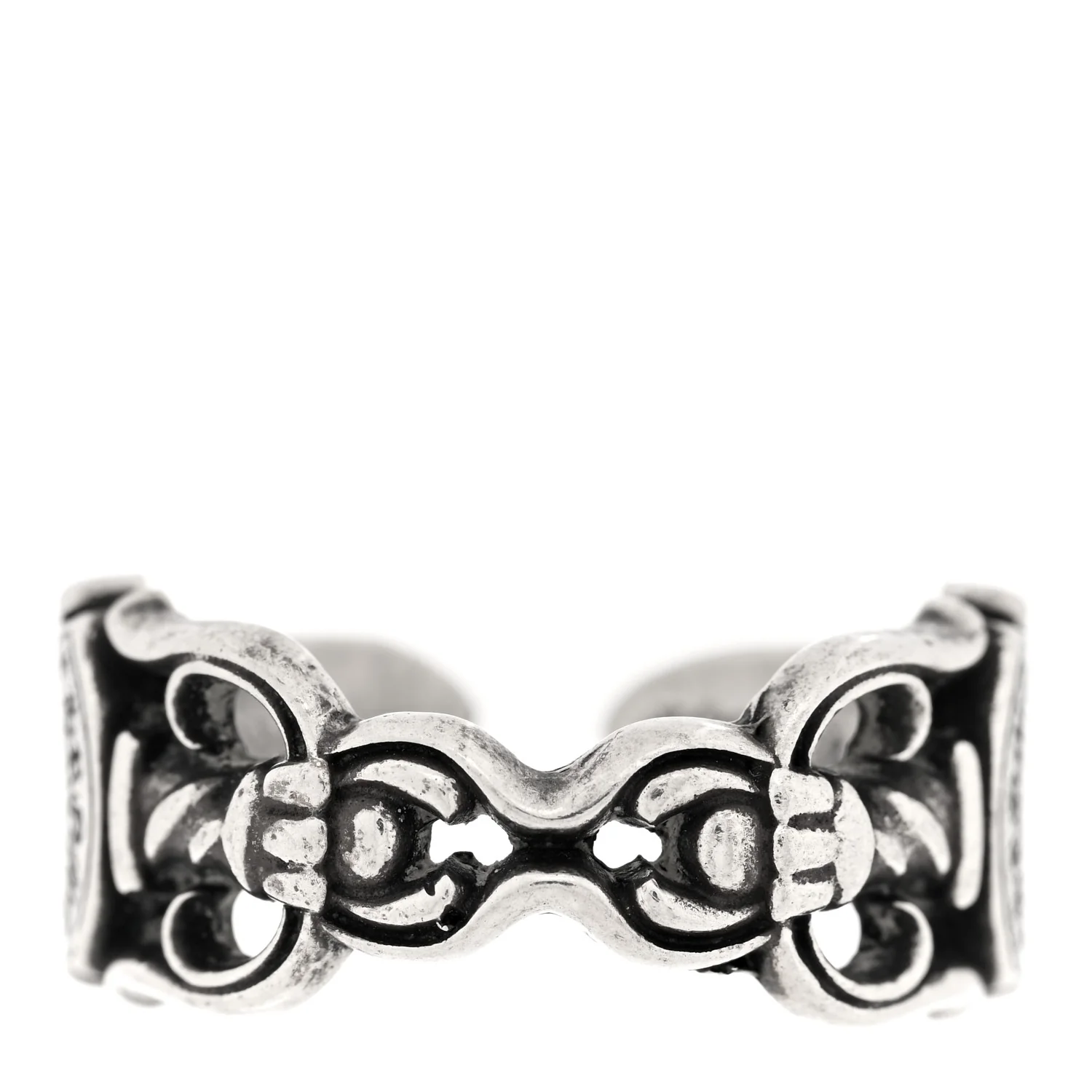 Sterling Silver Double Dagger Ring 61 9.5