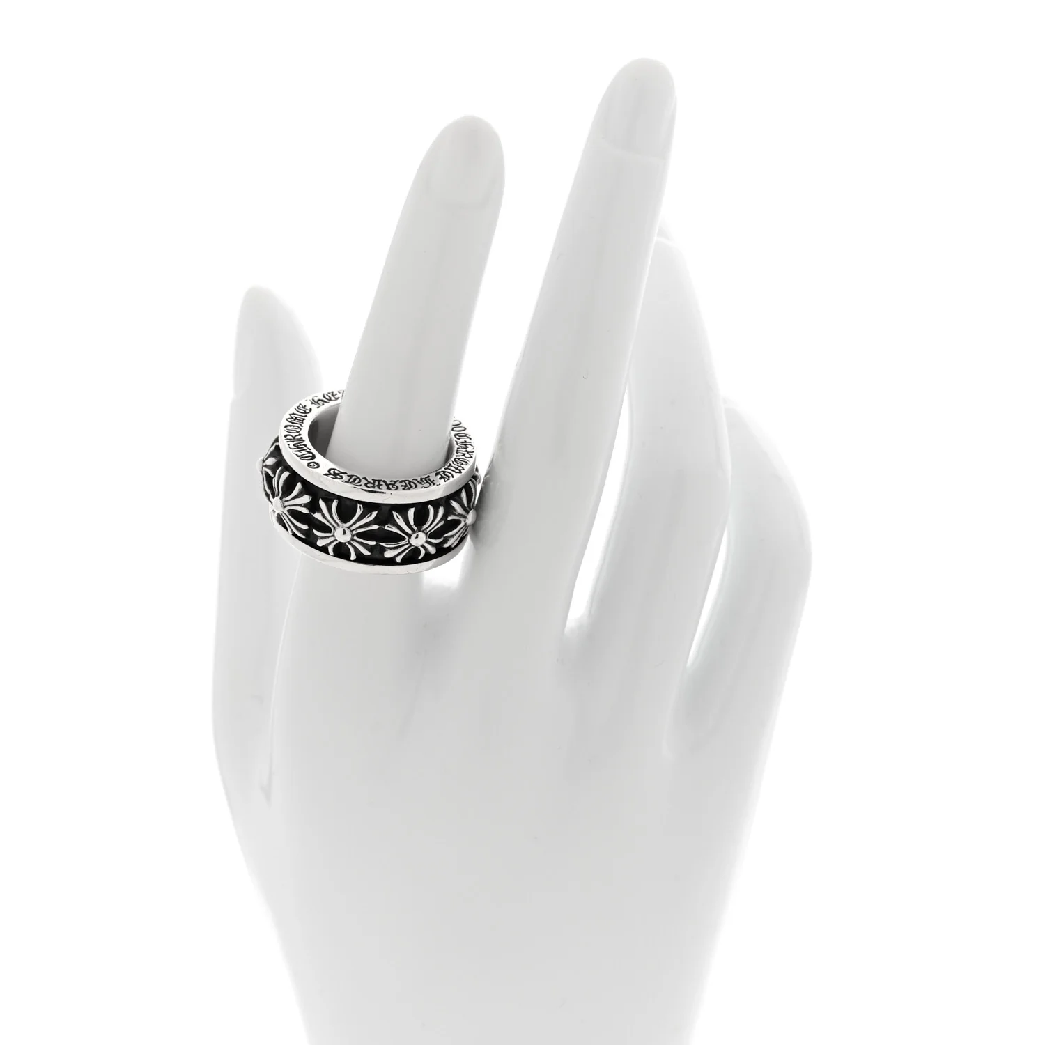 Sterling Silver Spinner Ring 57 8 - Image 2