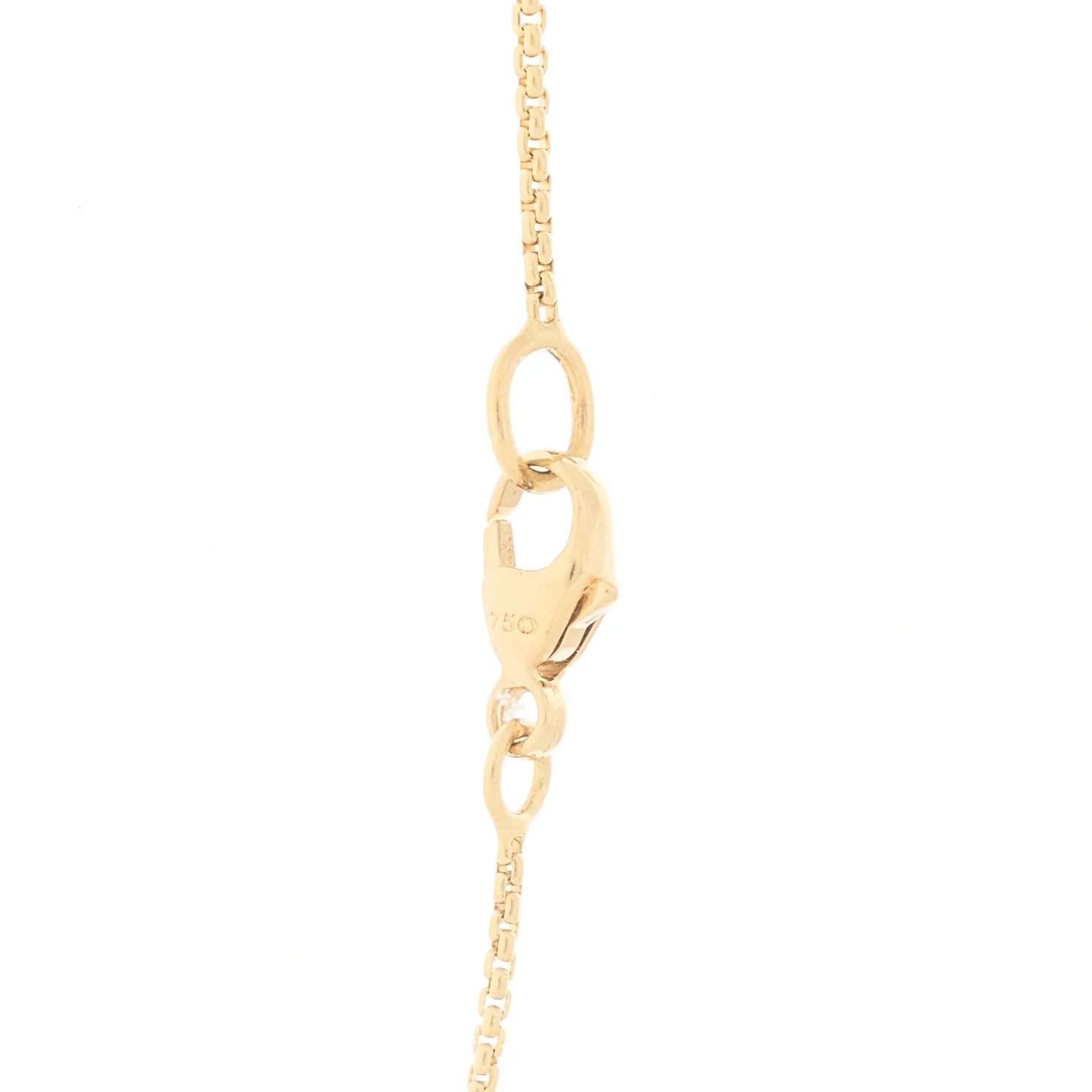 18K Yellow Gold Diamond Black Onyx Mother of Pearl 21.5mm Reversible Elements Necklace - Image 4