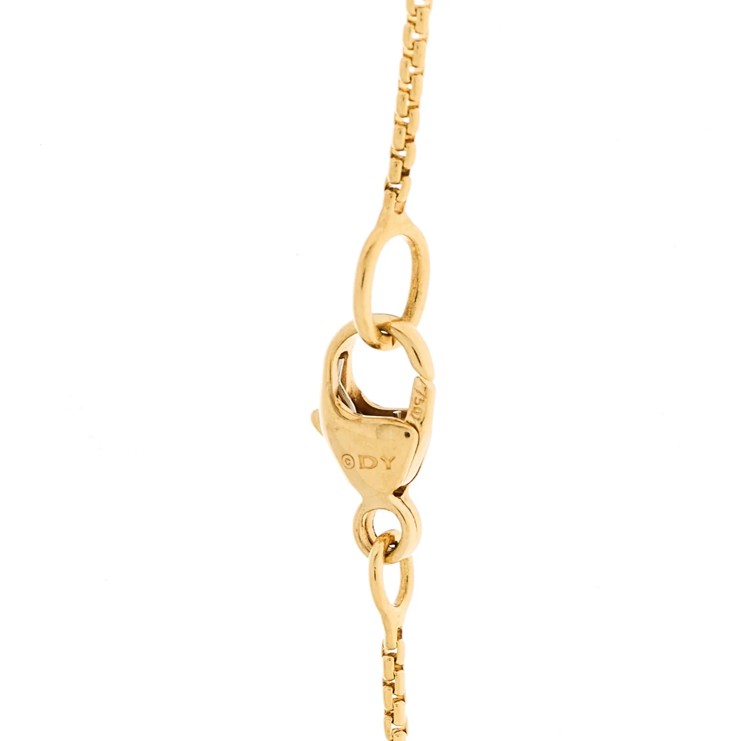18K Yellow Gold Diamond Black Onyx Mother of Pearl 21.5mm Reversible Elements Necklace - Image 5