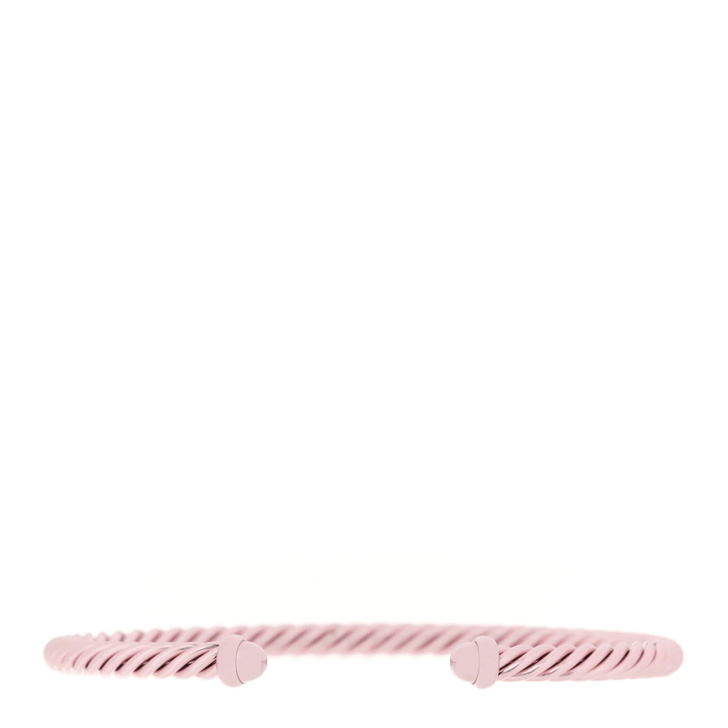 Aluminum 4mm Classic Cable Bracelet Pink