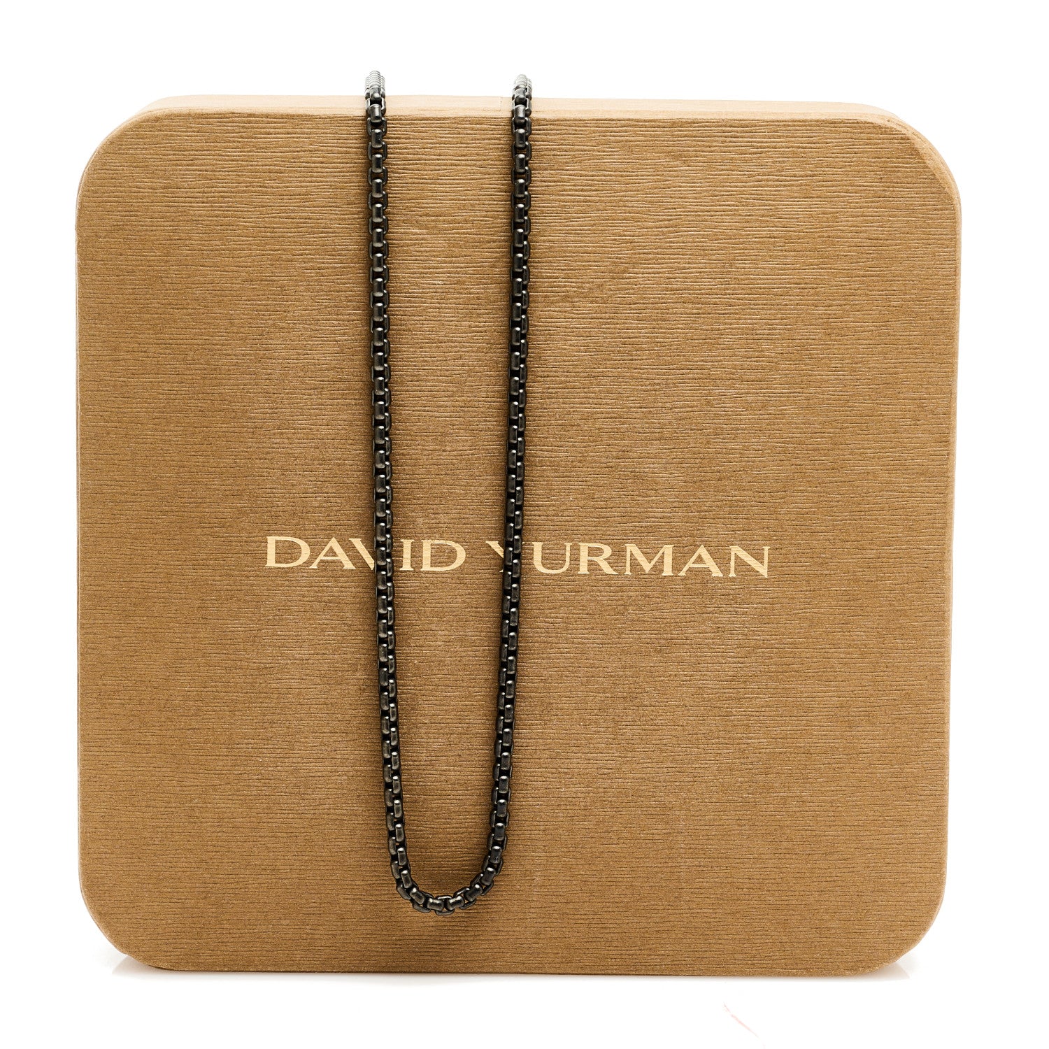 Darkened Sterling Silver 2.7mm Box Chain Necklace 32" - Image 6