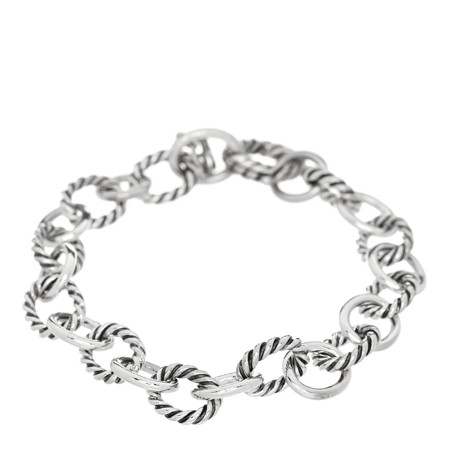 Sterling Silver 10mm Medium Oval Link Bracelet
