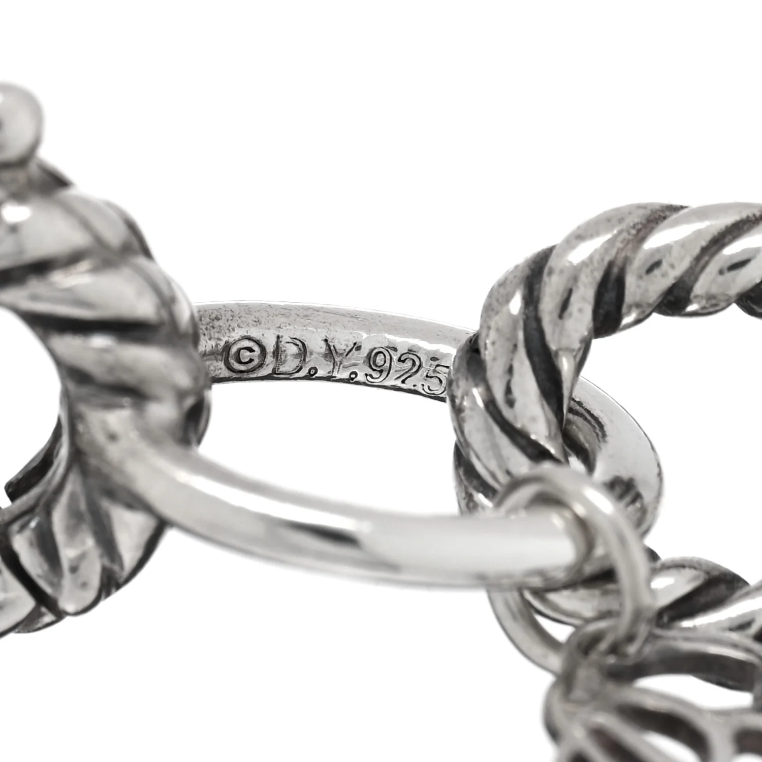 Sterling Silver 10mm Medium Oval Link Bracelet - Image 3