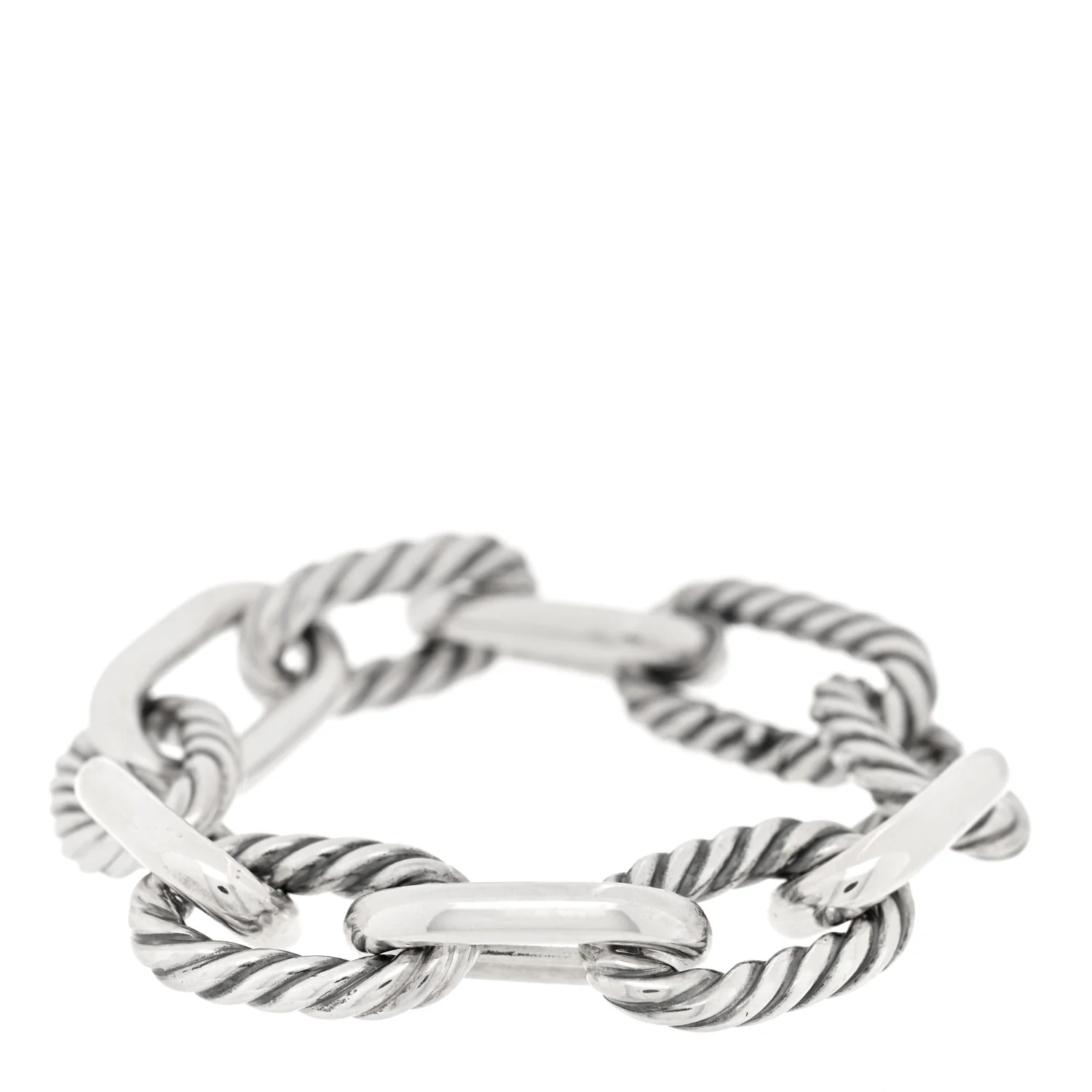 Sterling Silver 13.5mm Madison Chain Bracelet
