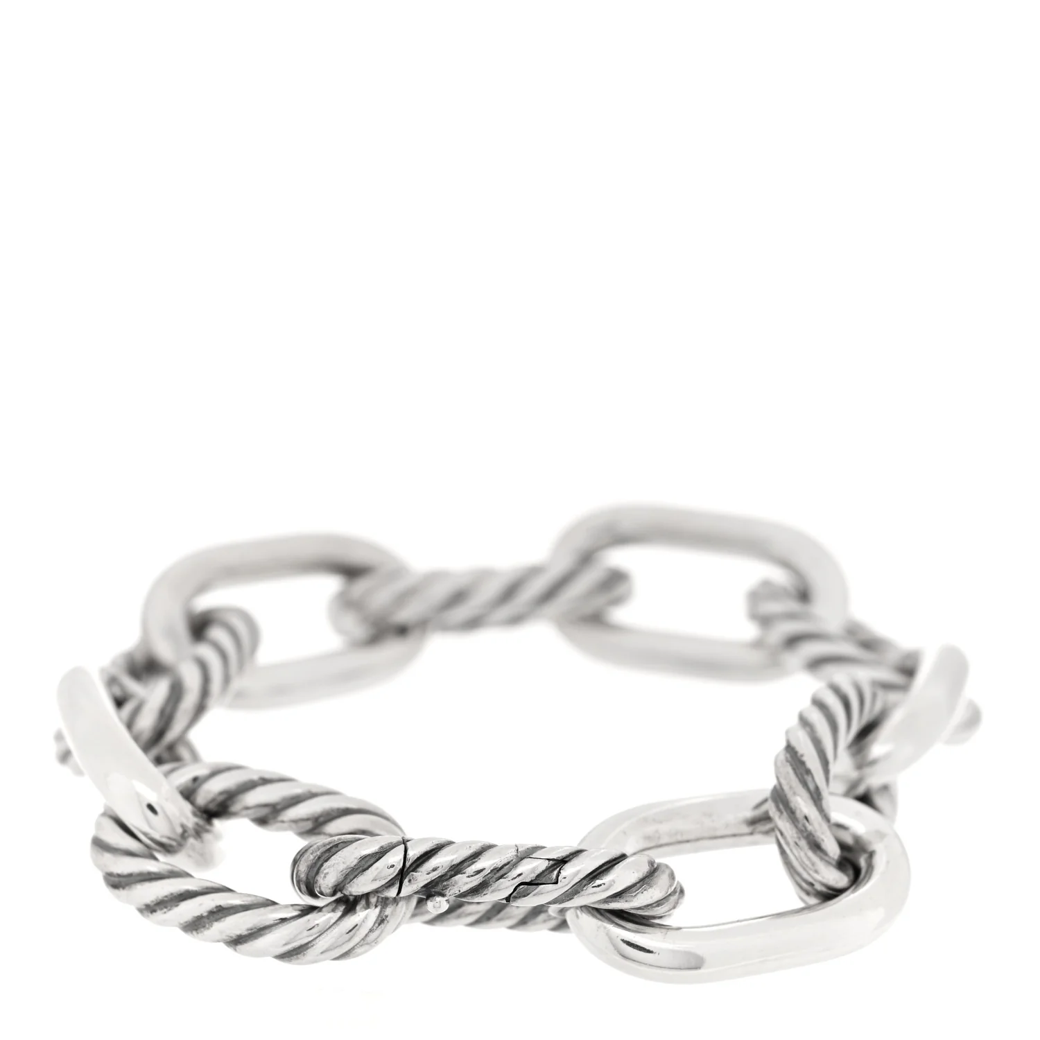 Sterling Silver 13.5mm Madison Chain Bracelet - Image 2