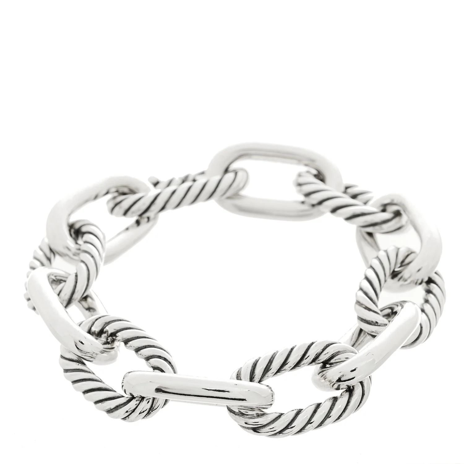 Sterling Silver 14.5mm Madison Chain Bracelet