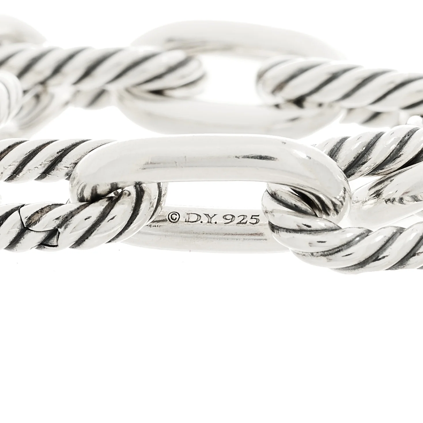 Sterling Silver 14.5mm Madison Chain Bracelet - Image 3