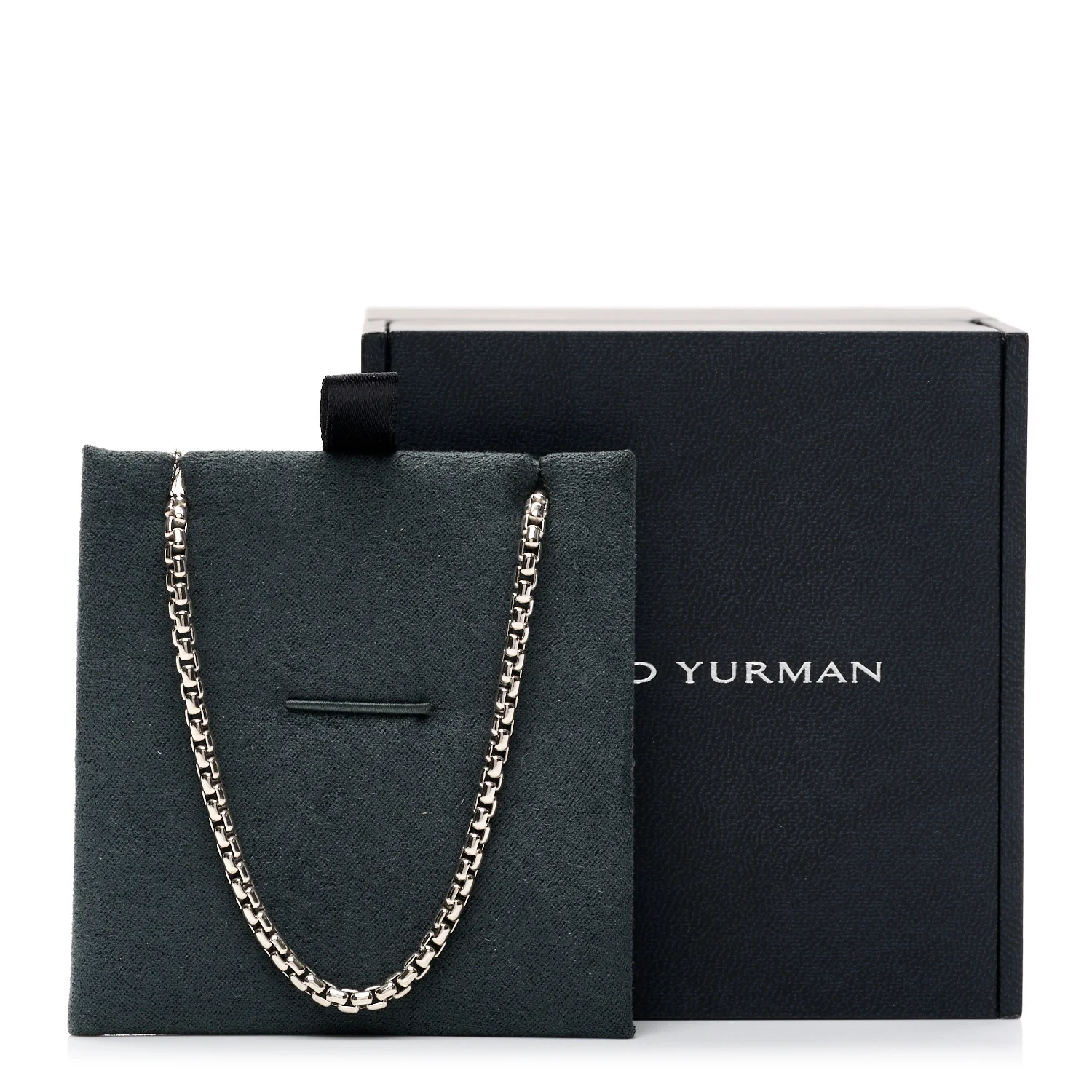 Sterling Silver 14K Yellow Gold 2.7mm Small Box Chain Necklace 16" - Image 5
