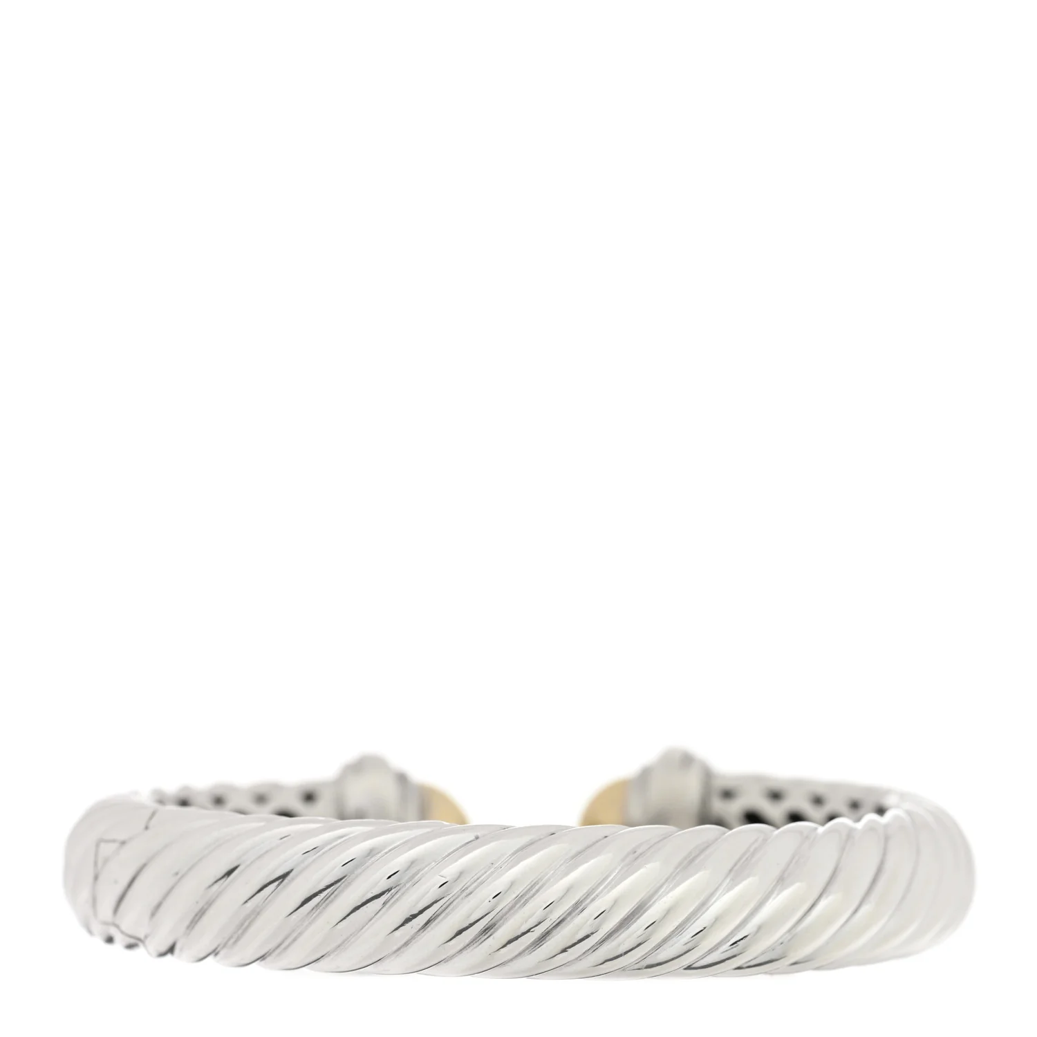 Sterling Silver 18K Yellow Gold 10mm Waverly Bracelet - Image 3
