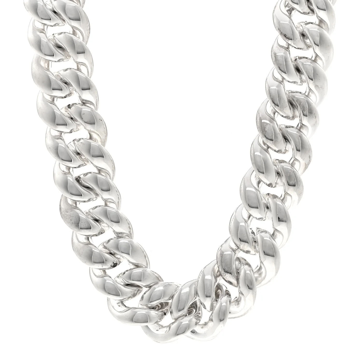 Sterling Silver Cordelia Curb Link Necklace
