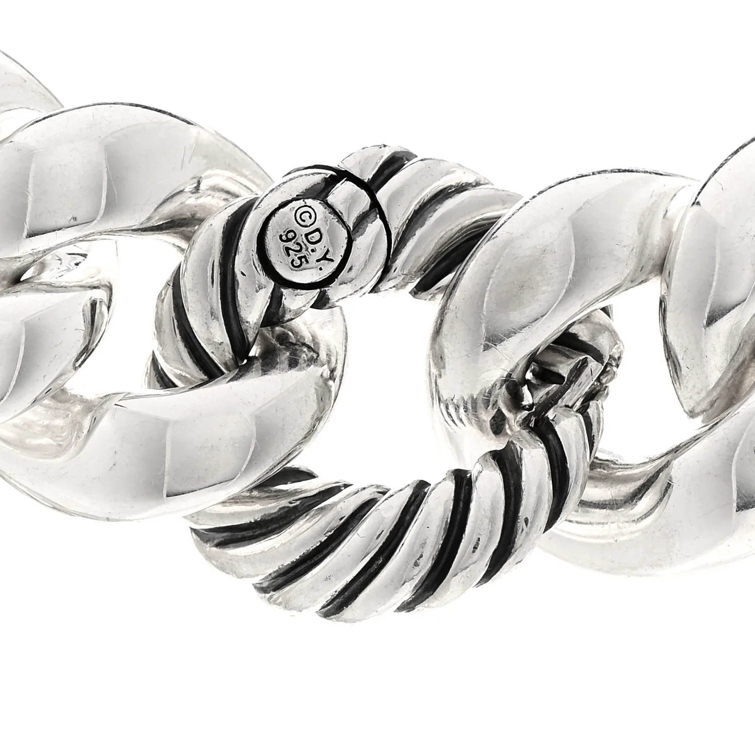 Sterling Silver Cordelia Curb Link Necklace - Image 4