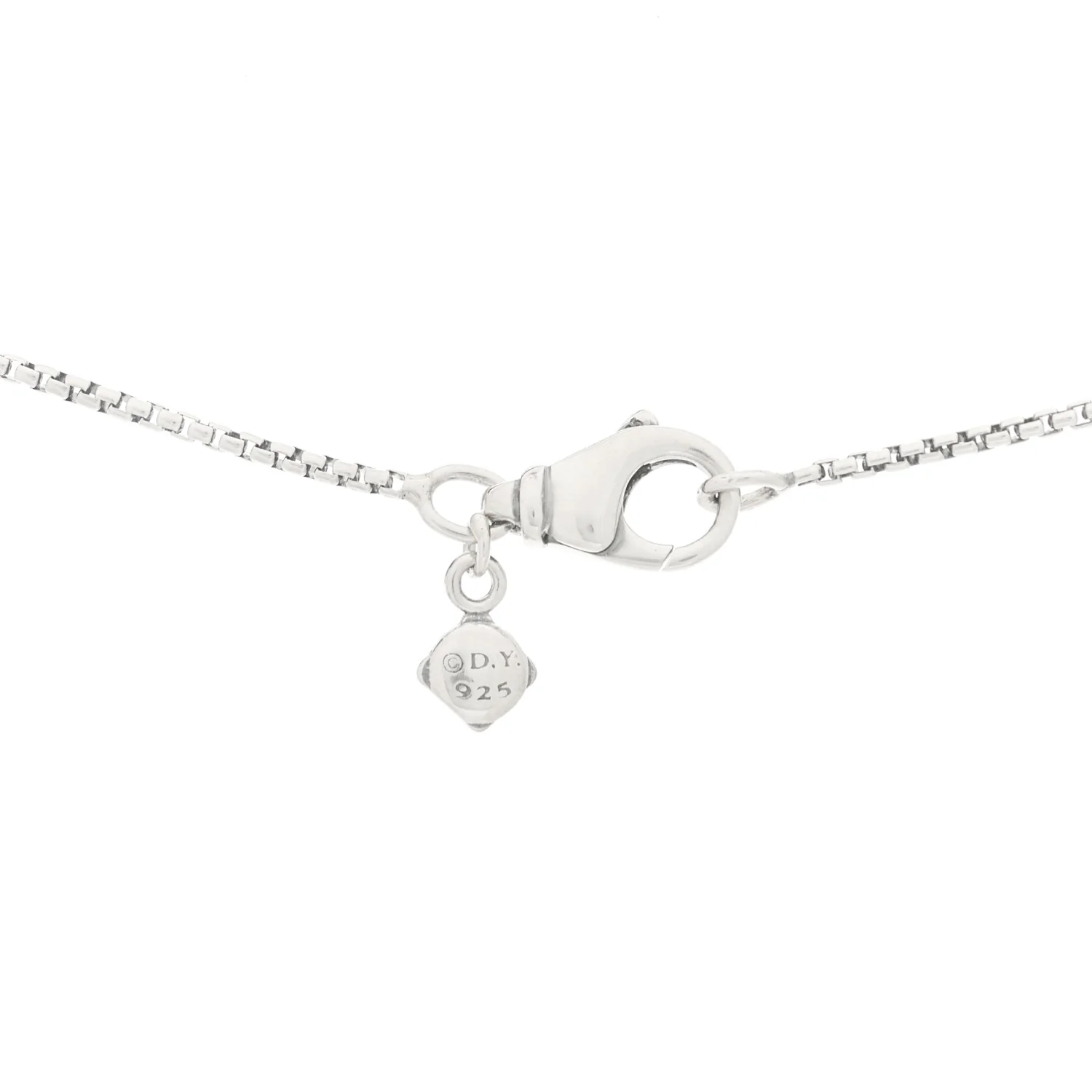 Sterling Silver Cultured Pearl 8mm Petite Chatelaine Pendant Necklace - Image 4