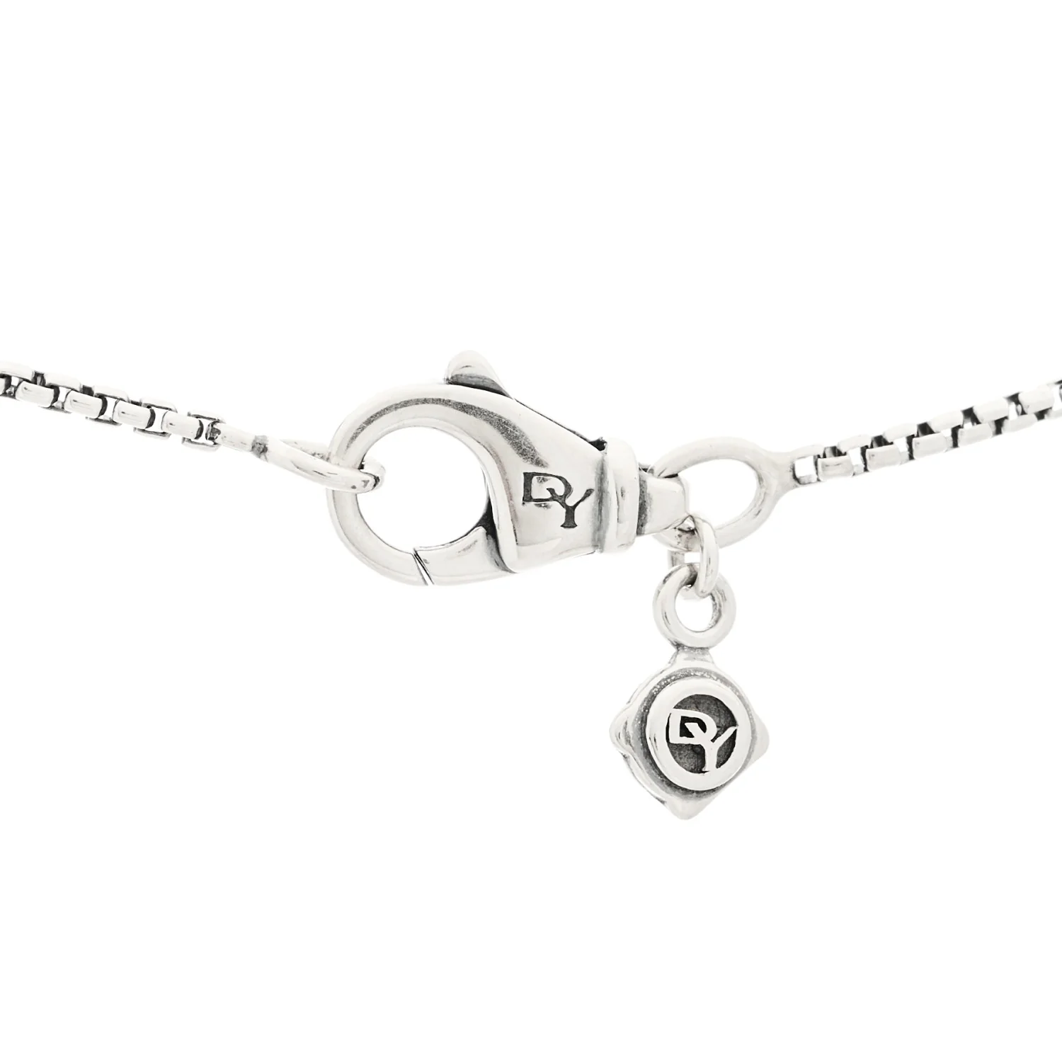 Sterling Silver Cultured Pearl 8mm Petite Chatelaine Pendant Necklace - Image 5