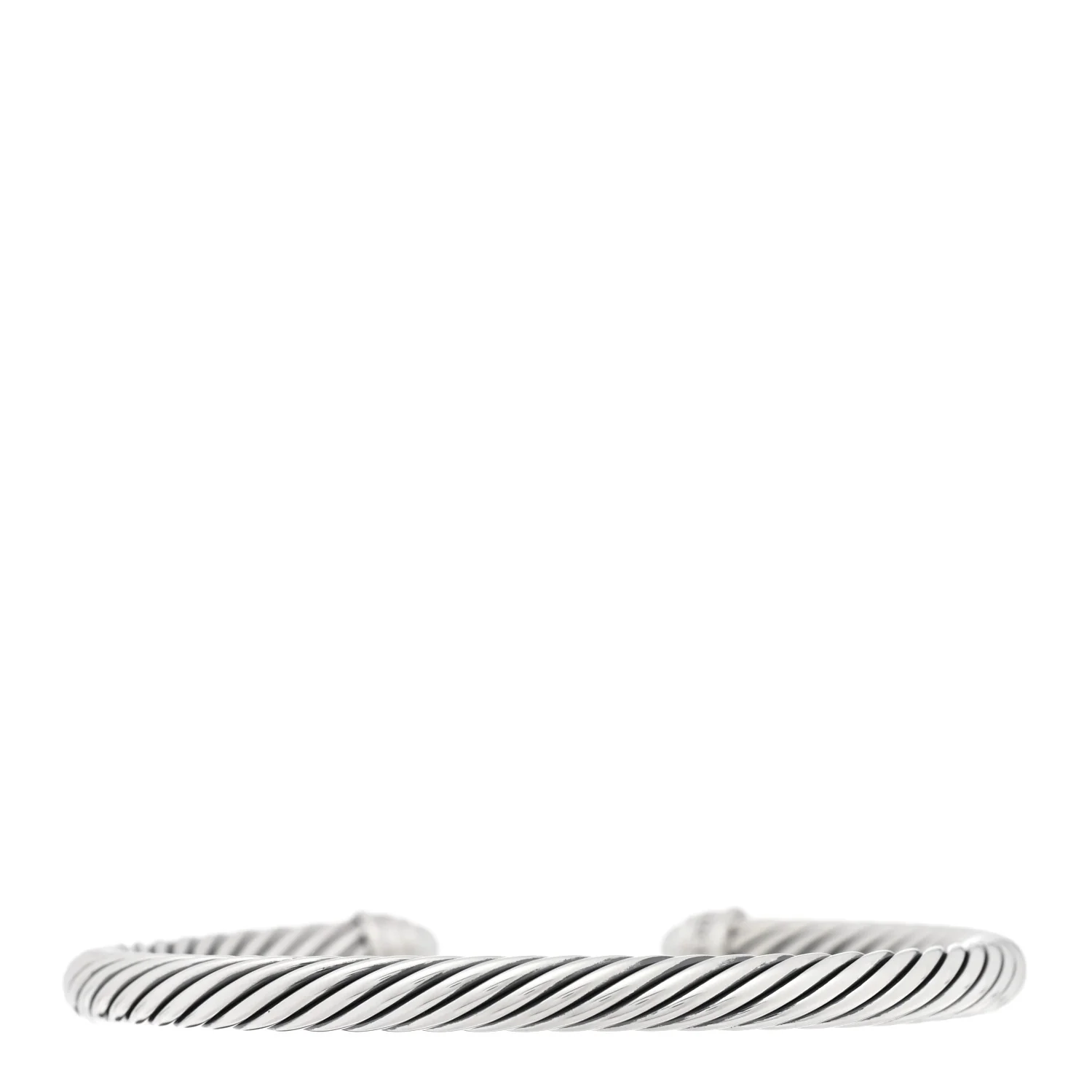 Sterling Silver Cultured Pearl Diamond 5mm Cable Classics Bracelet - Image 2