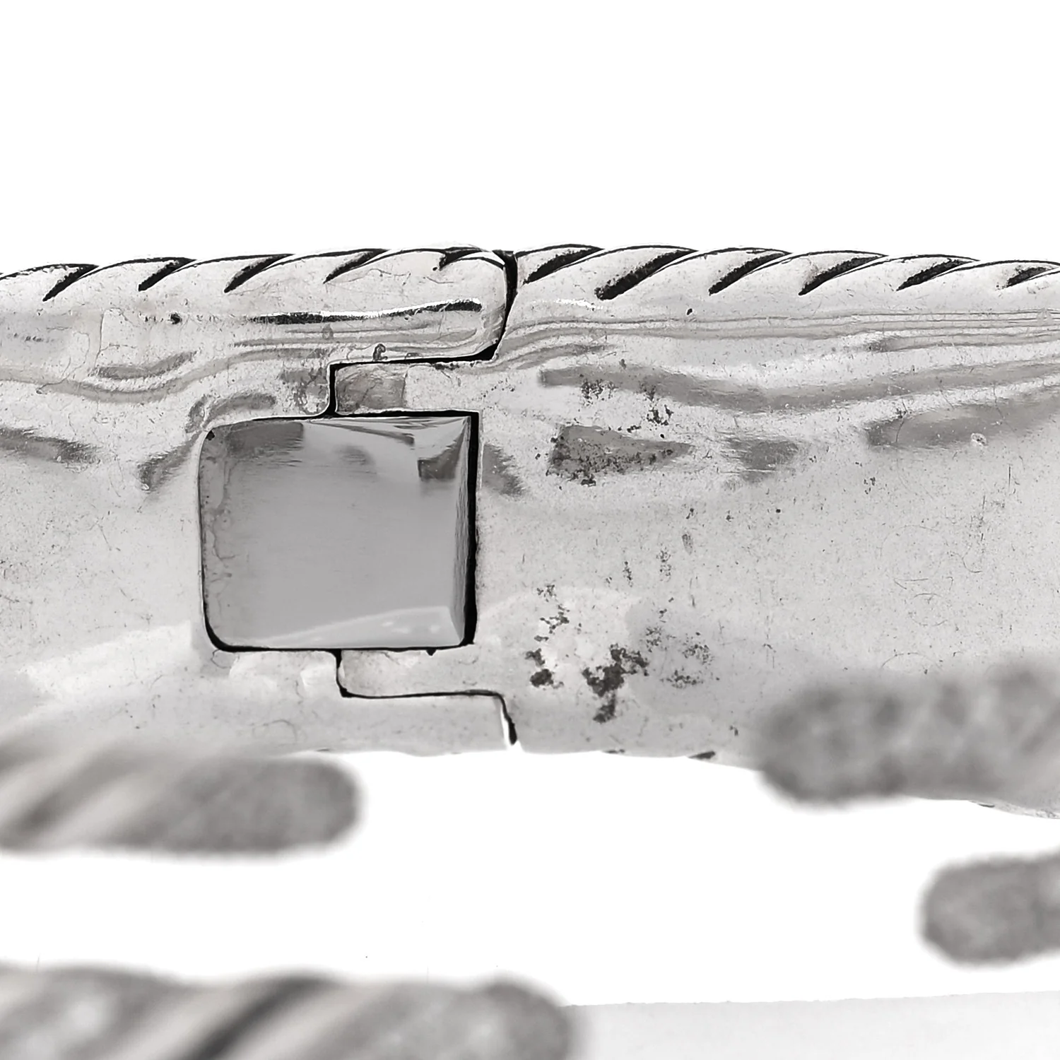 Sterling Silver Diamond 5-Row Open Willow Bracelet - Image 4