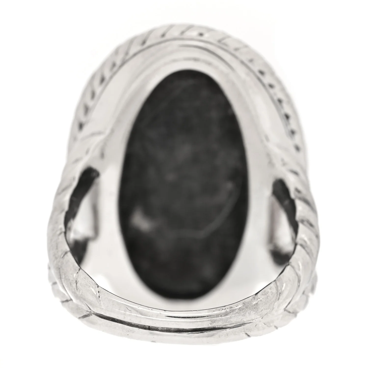 Sterling Silver Diamond Cable Coil Ring 60 9.25 - Image 3