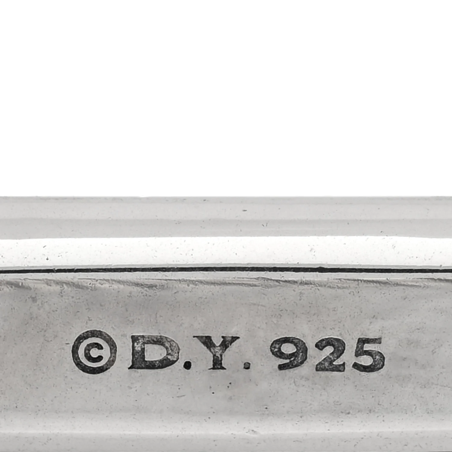 Sterling Silver Diamond Lexington Barrel Ring 49 5 - Image 5