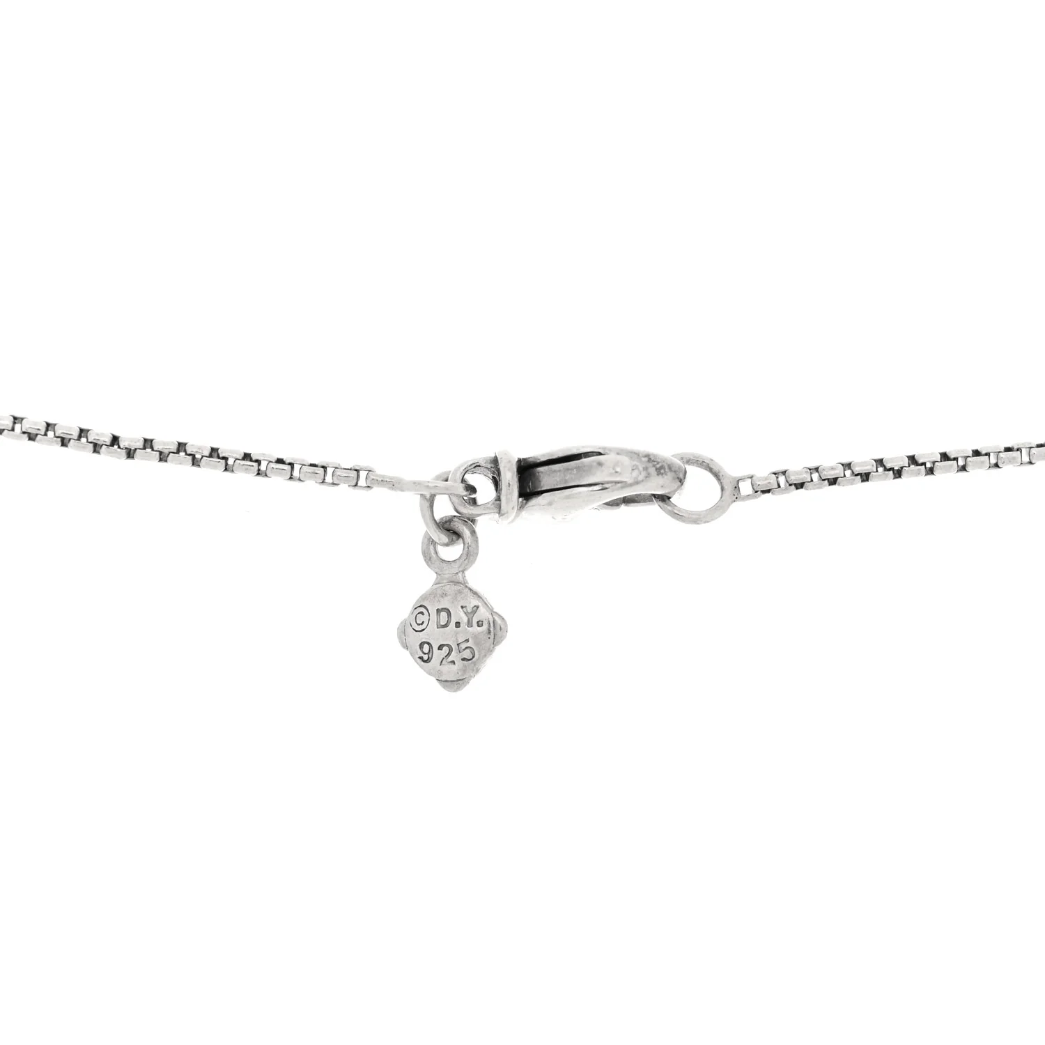 Sterling Silver Diamond Open Heart Cable Necklace - Image 4
