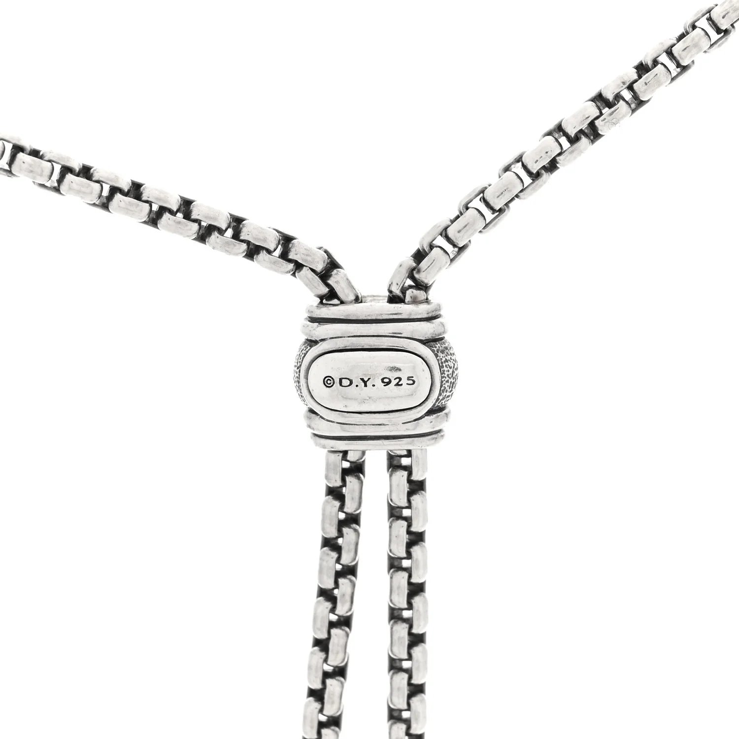 Sterling Silver Diamond Renaissance Tassel Necklace - Image 4