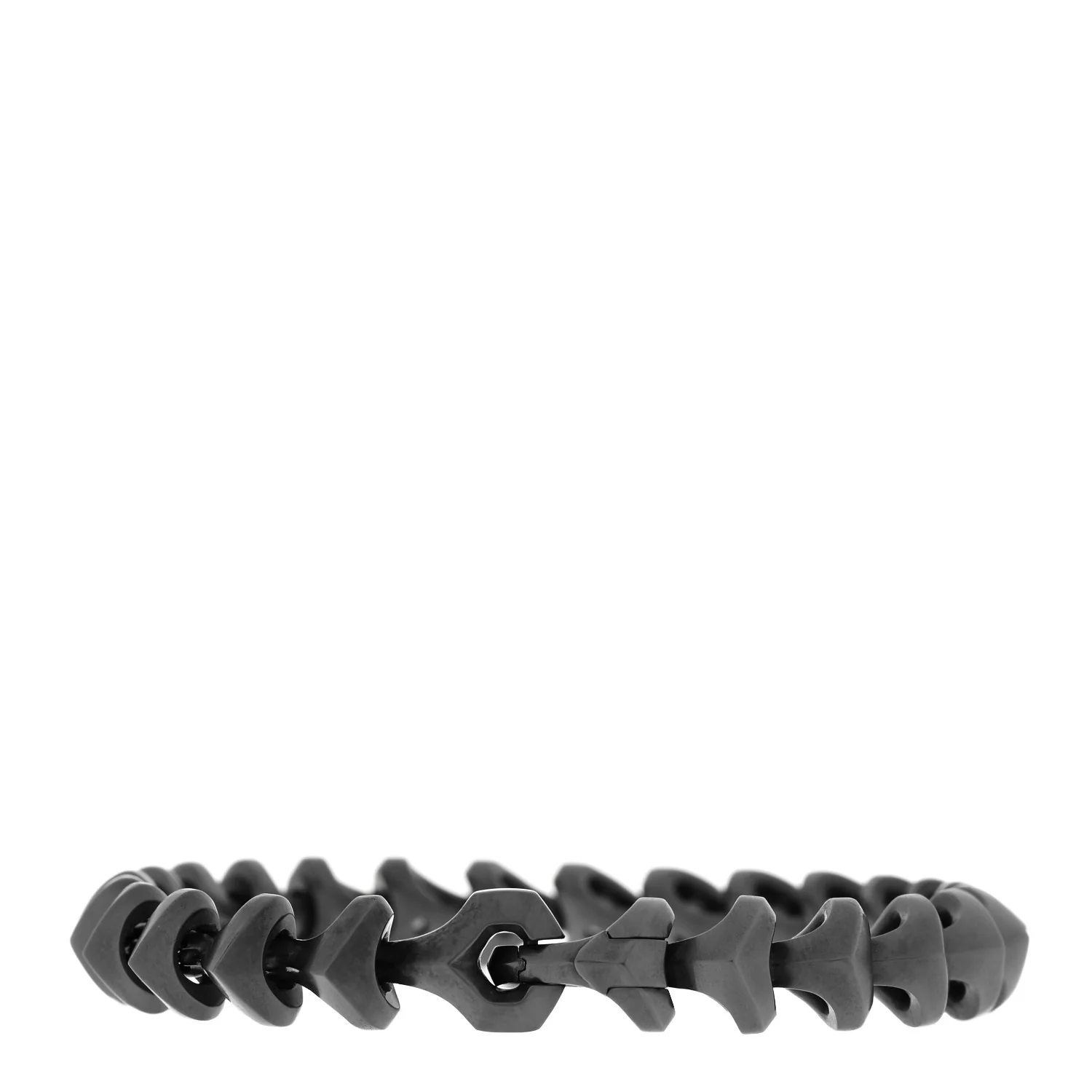 Titanium Mens Armory Link Bracelet Black - Image 2