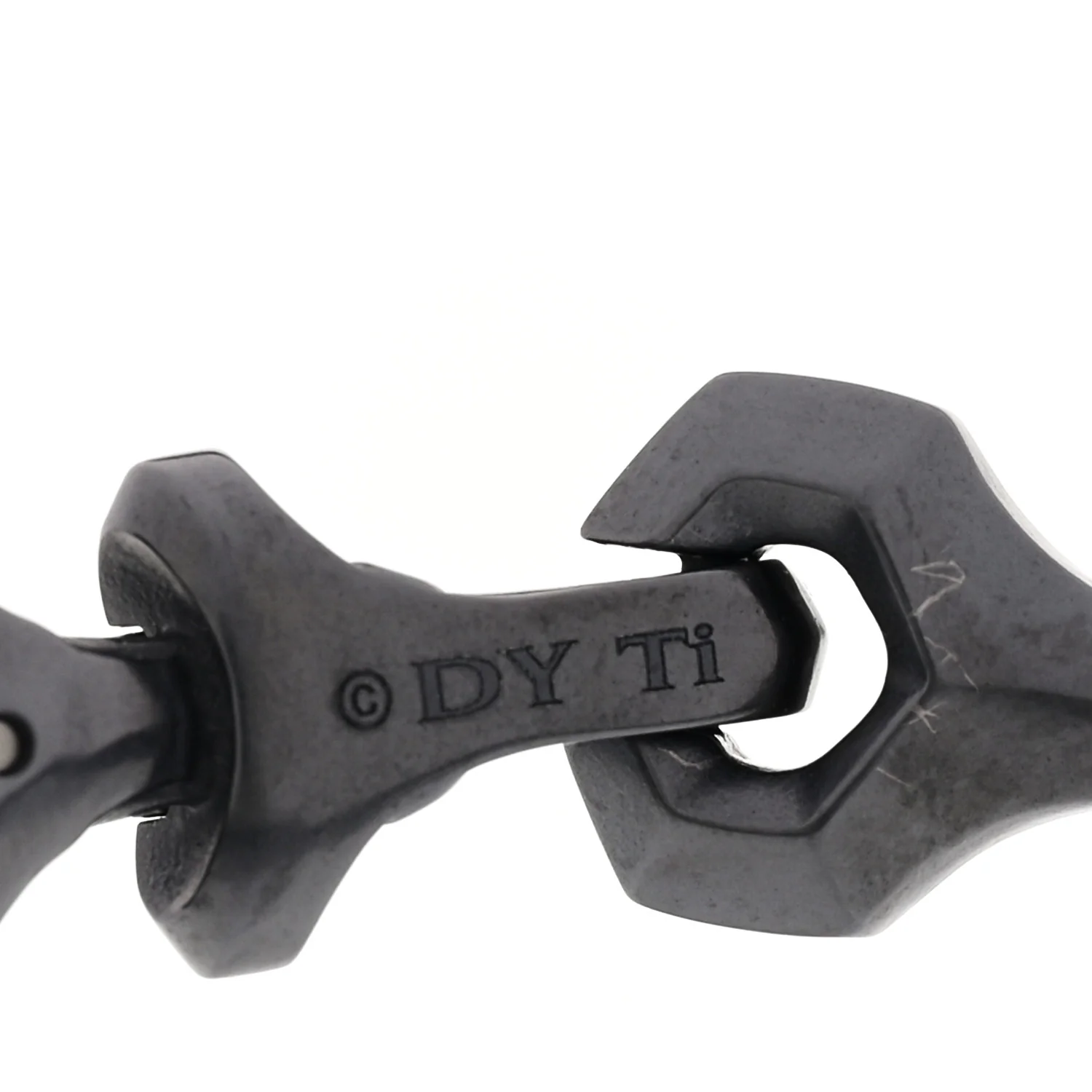 Titanium Mens Armory Link Bracelet Black - Image 3