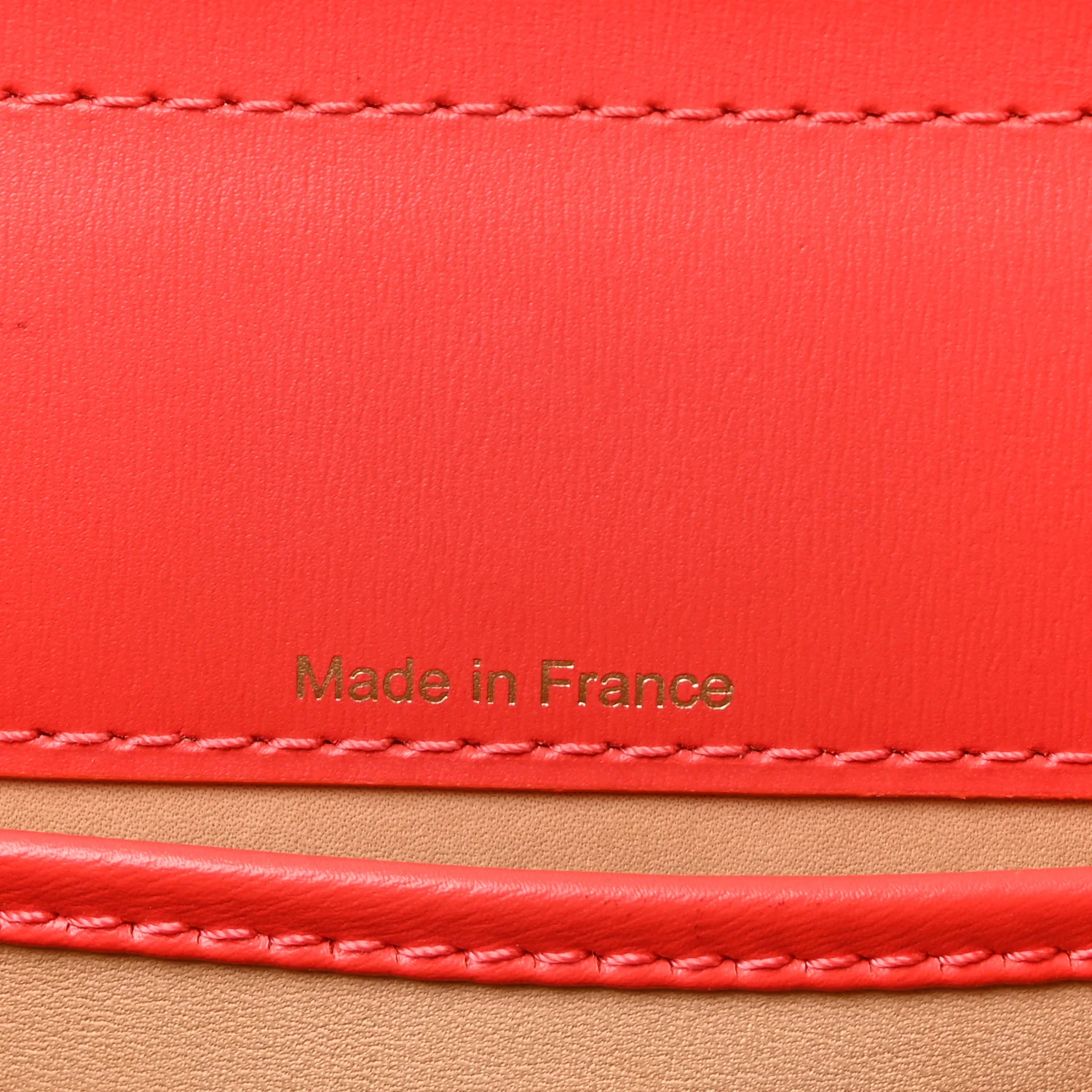 Box Calfskin Mini Brillant Satchel Coral - Image 7