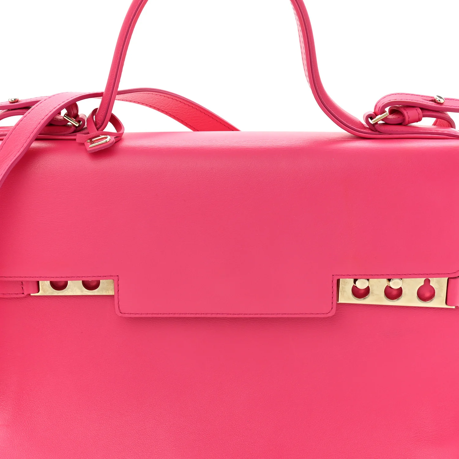 Calfskin GM Tempete Satchel Fuchsia - Image 8