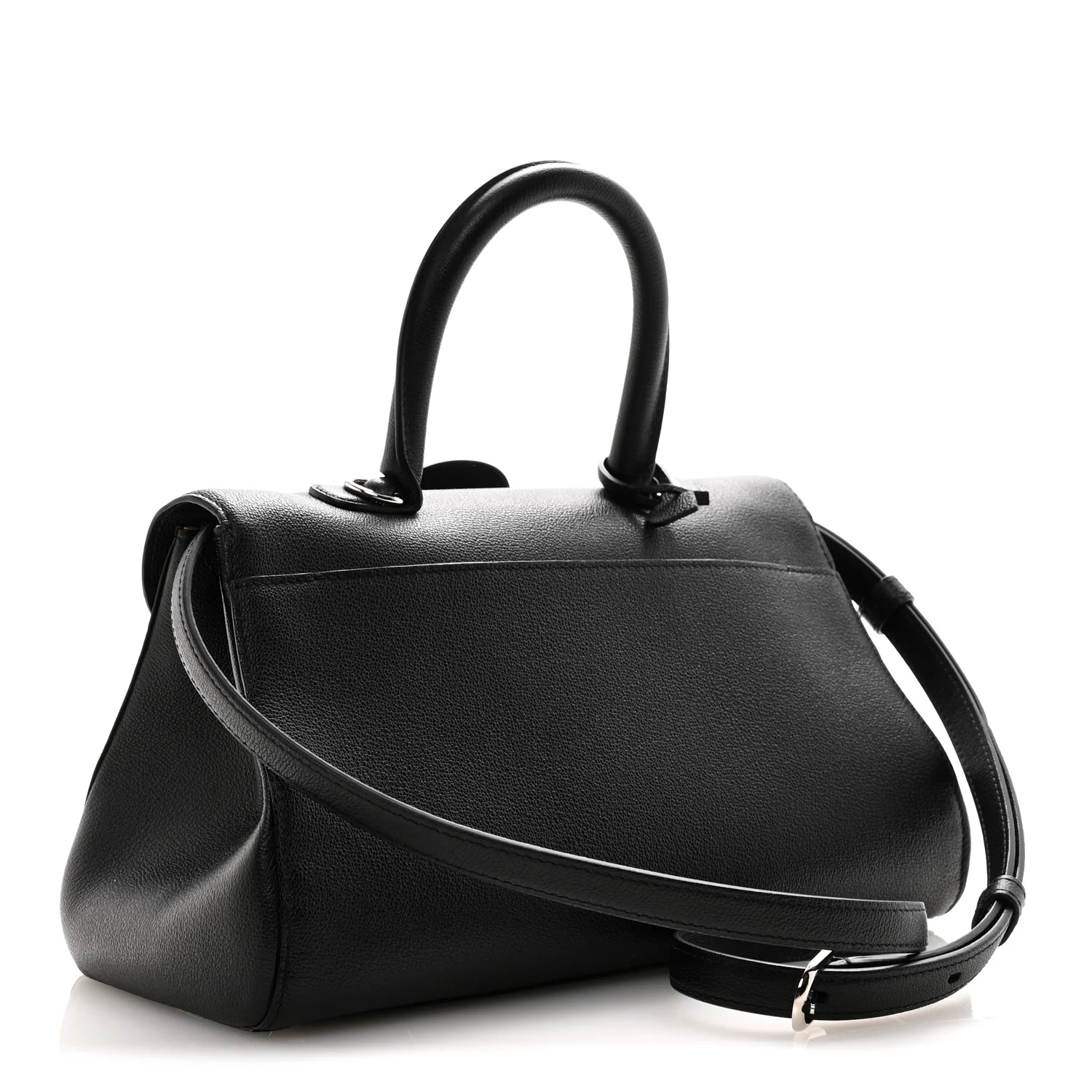 Calfskin Mini Brillant East West Satchel Black - Image 4
