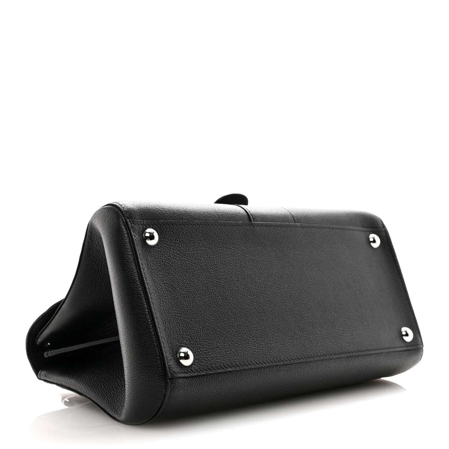 Calfskin Mini Brillant East West Satchel Black - Image 5