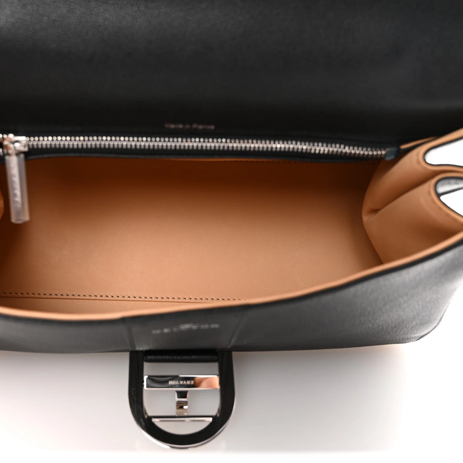 Calfskin Mini Brillant East West Satchel Black - Image 6
