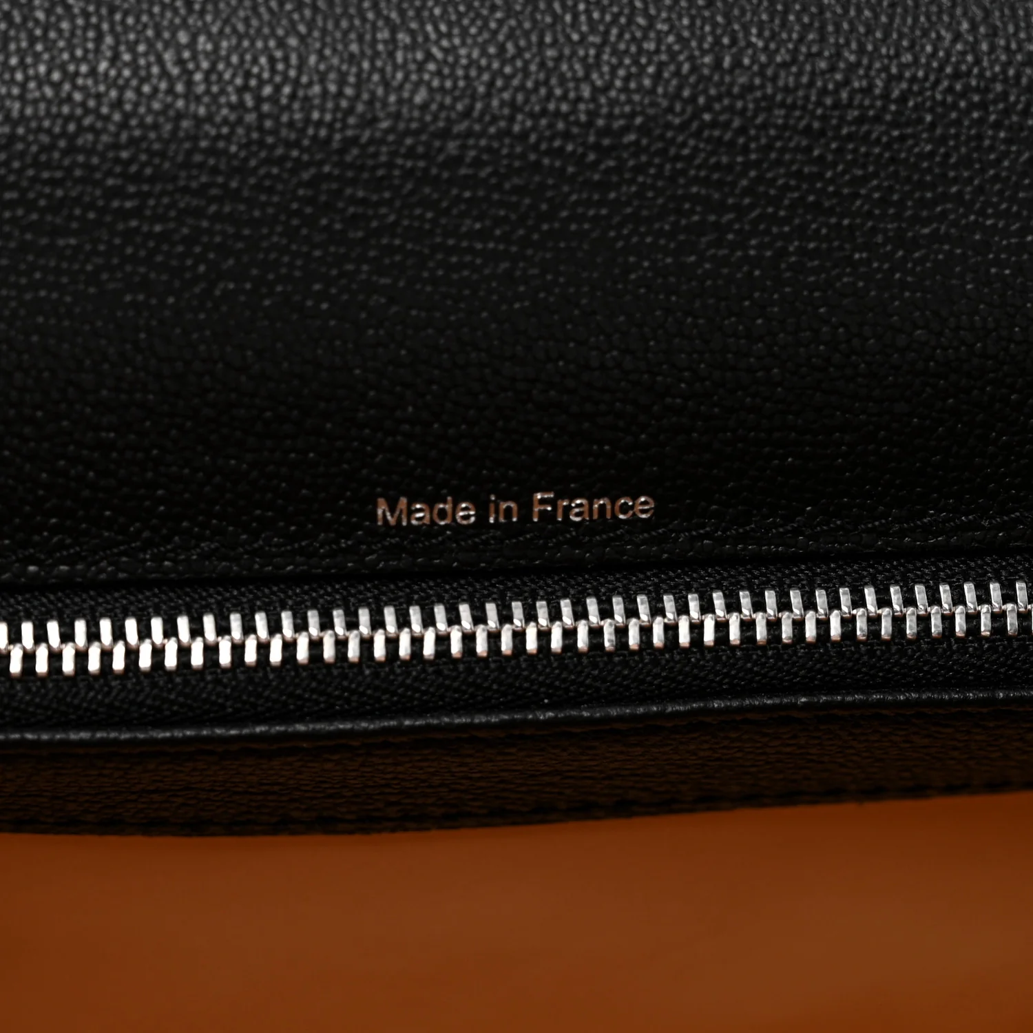 Calfskin Mini Brillant East West Satchel Black - Image 7