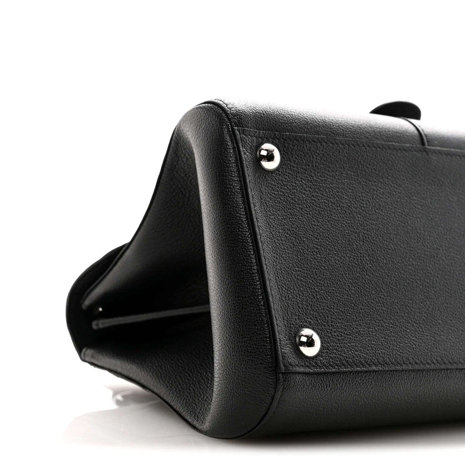 Calfskin Mini Brillant East West Satchel Black - Image 9