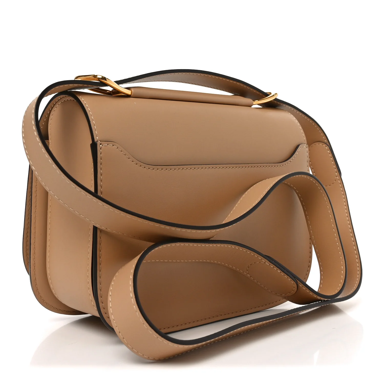 Olen Calfskin Small Lingot Crossbody Latte - Image 3