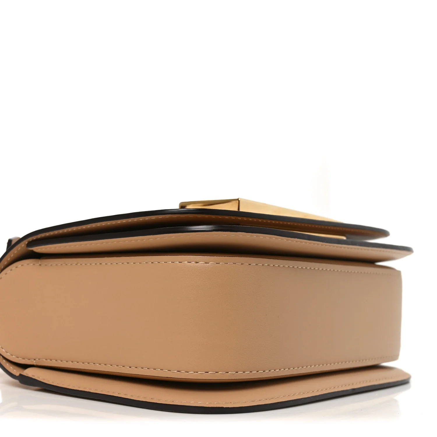 Olen Calfskin Small Lingot Crossbody Latte - Image 8