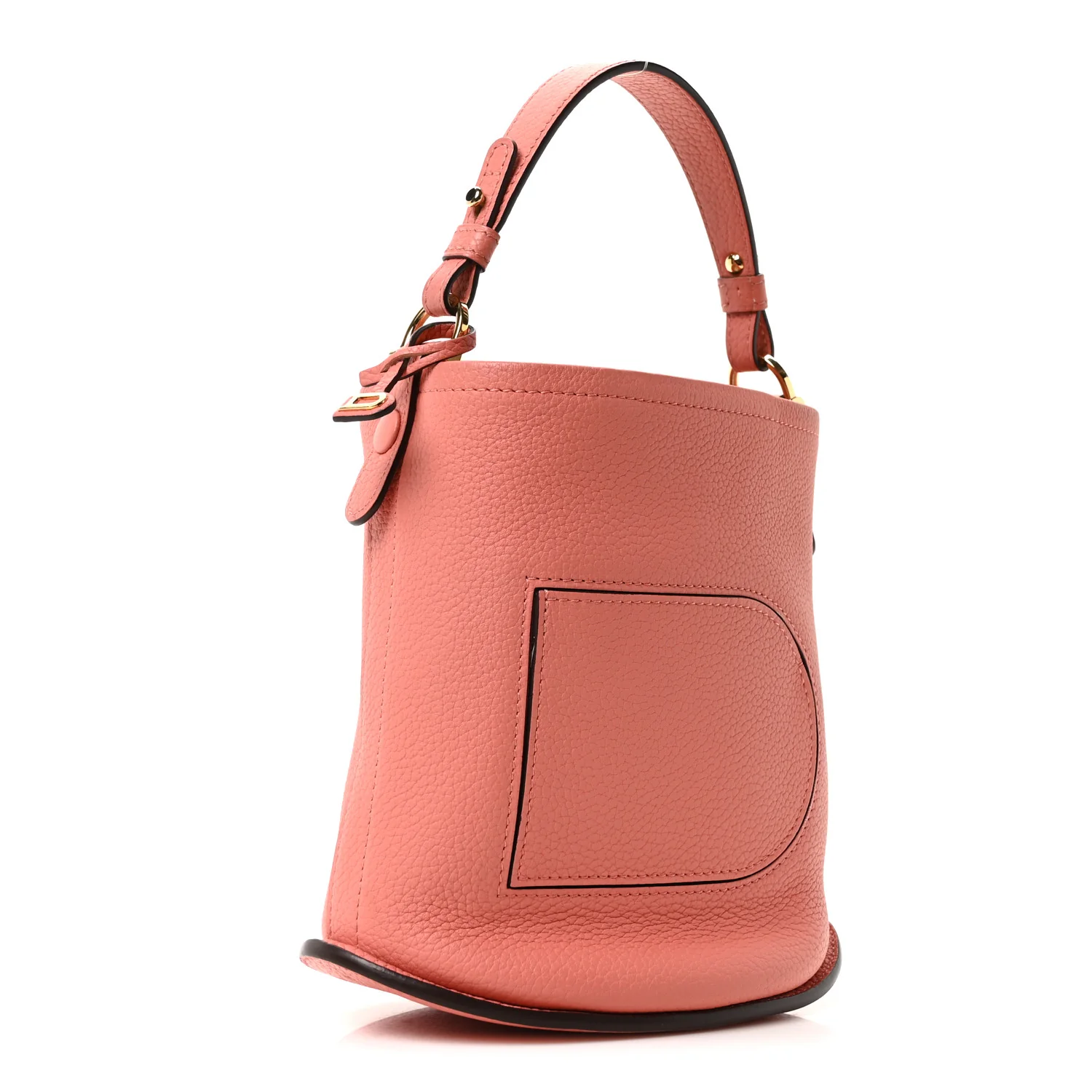 Taurillon Mini Pin Daily Surpique Bucket Pink - Image 3