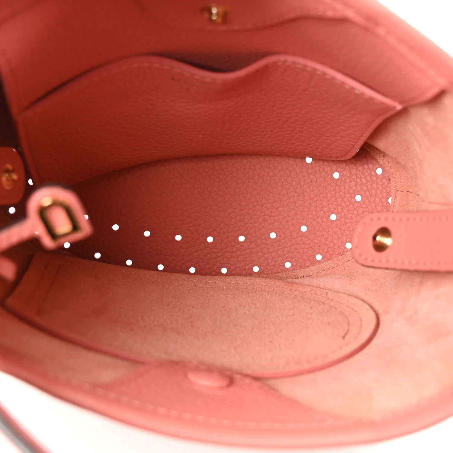 Taurillon Mini Pin Daily Surpique Bucket Pink - Image 5