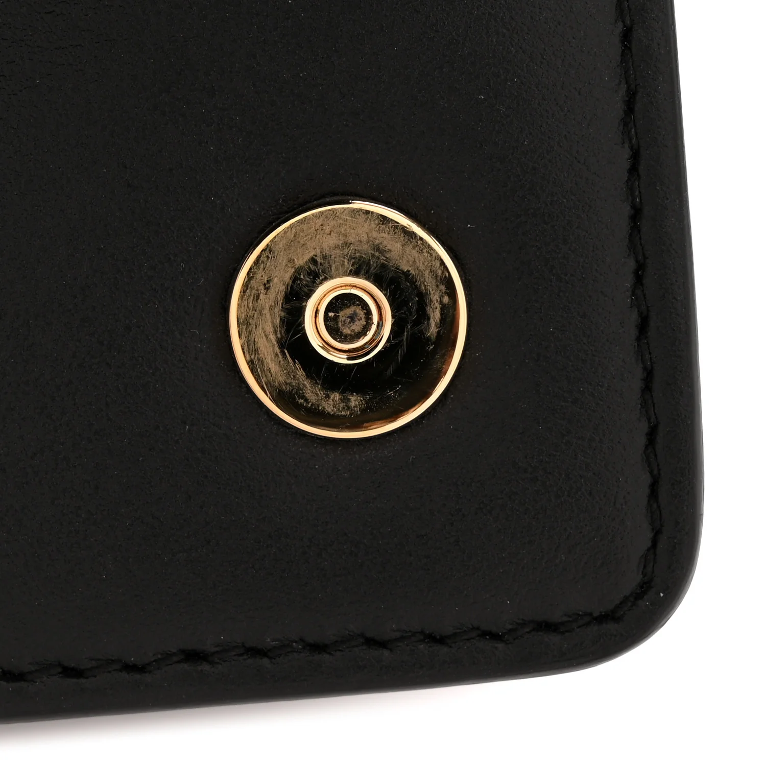 Calfskin 3.5 Flap Top Handle Bag Black - Image 12