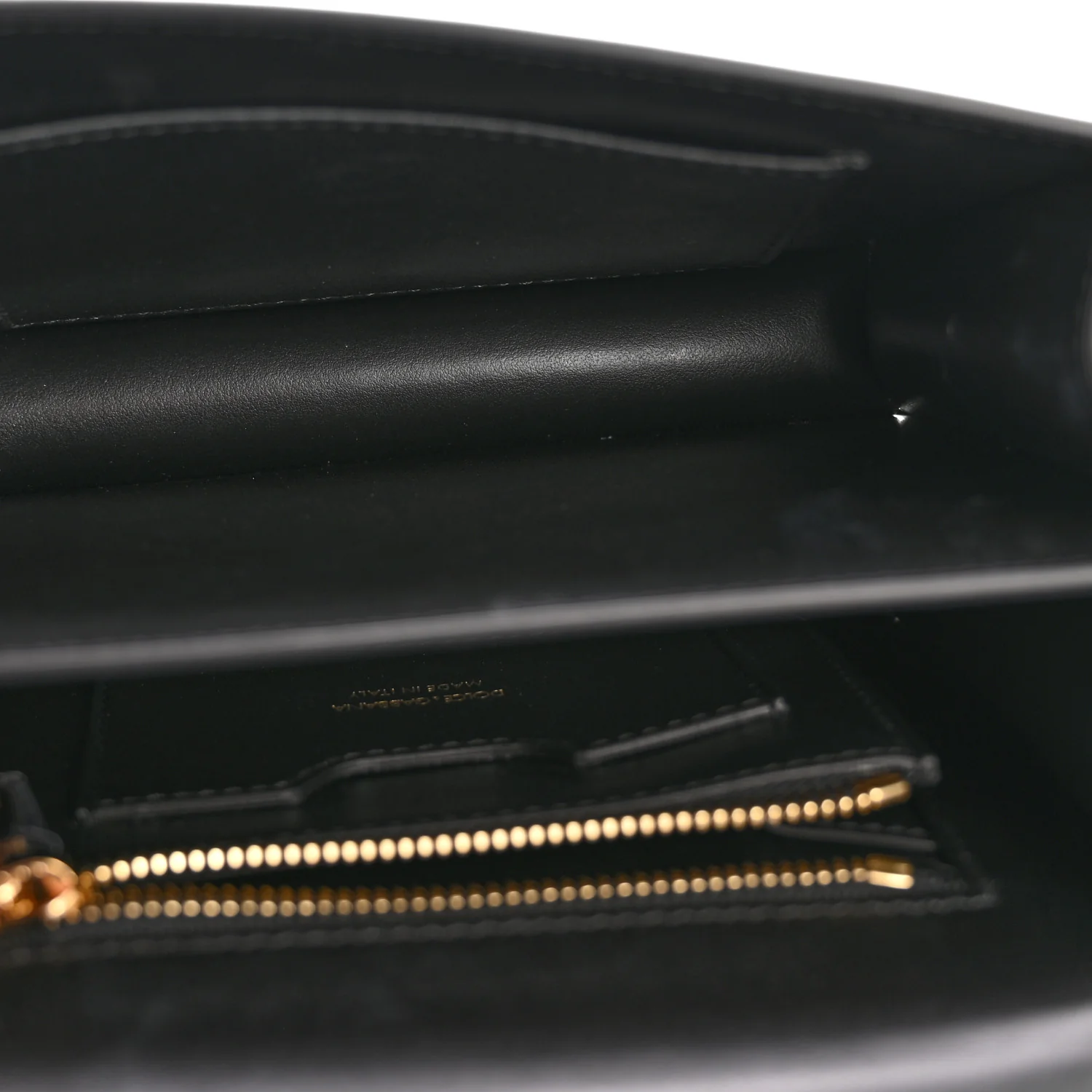 Calfskin 3.5 Flap Top Handle Bag Black - Image 5