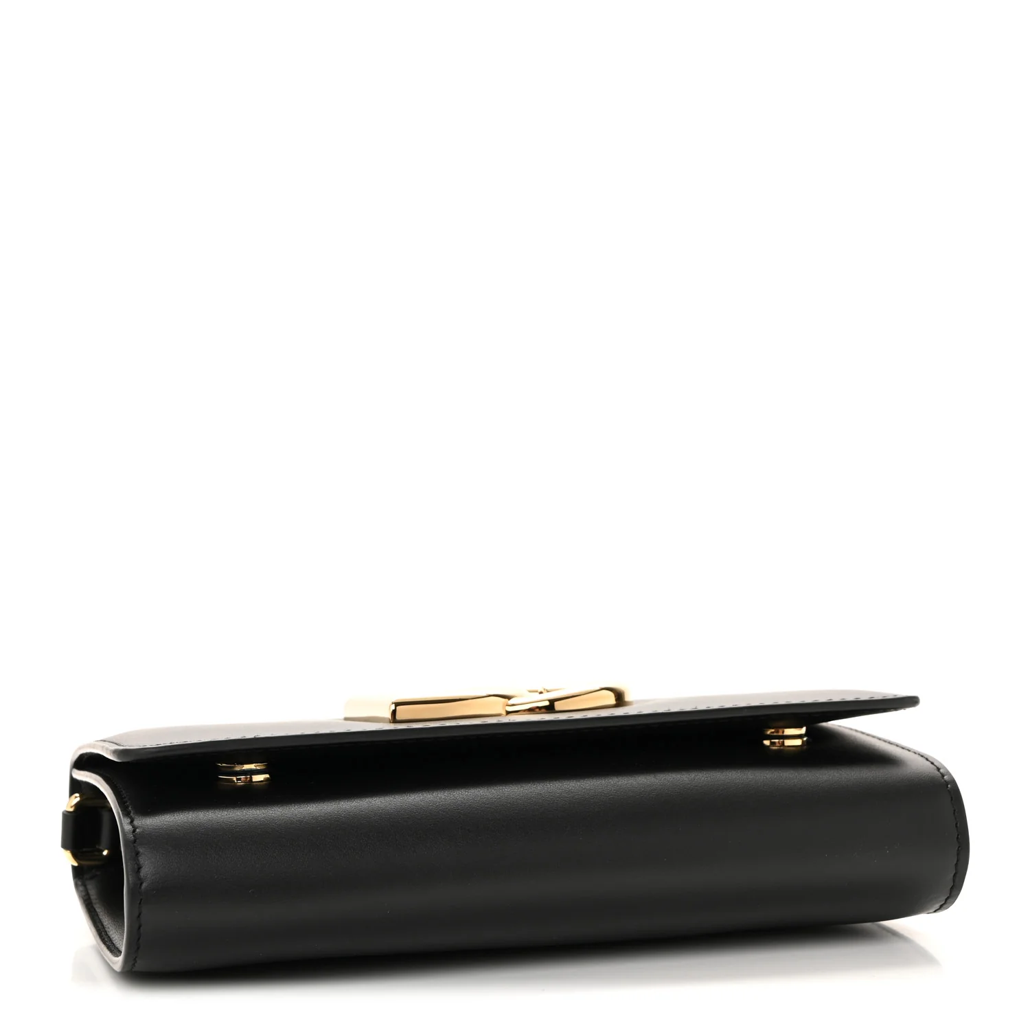 Calfskin DG Millennials Crossbody Bag Black - Image 4