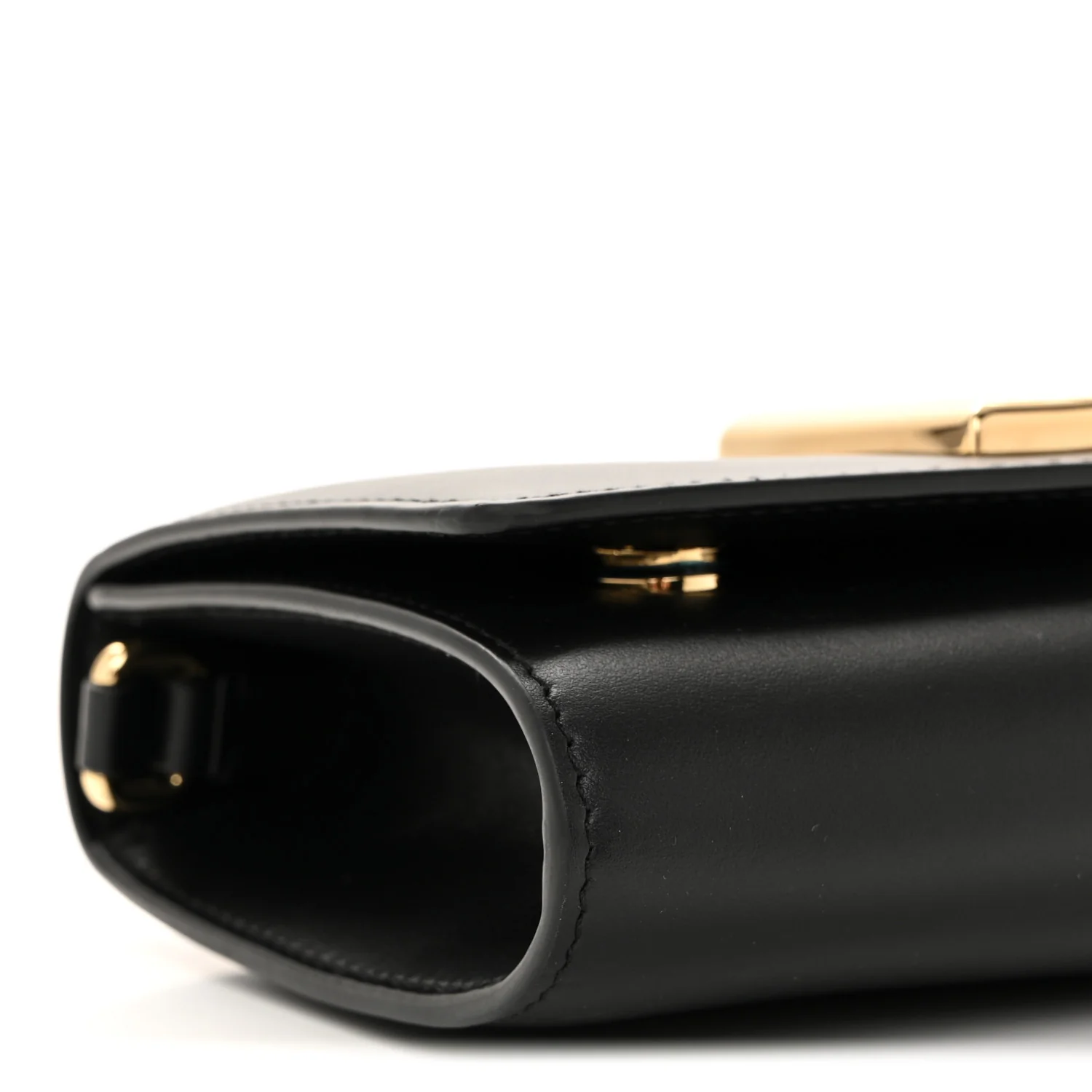 Calfskin DG Millennials Crossbody Bag Black - Image 8