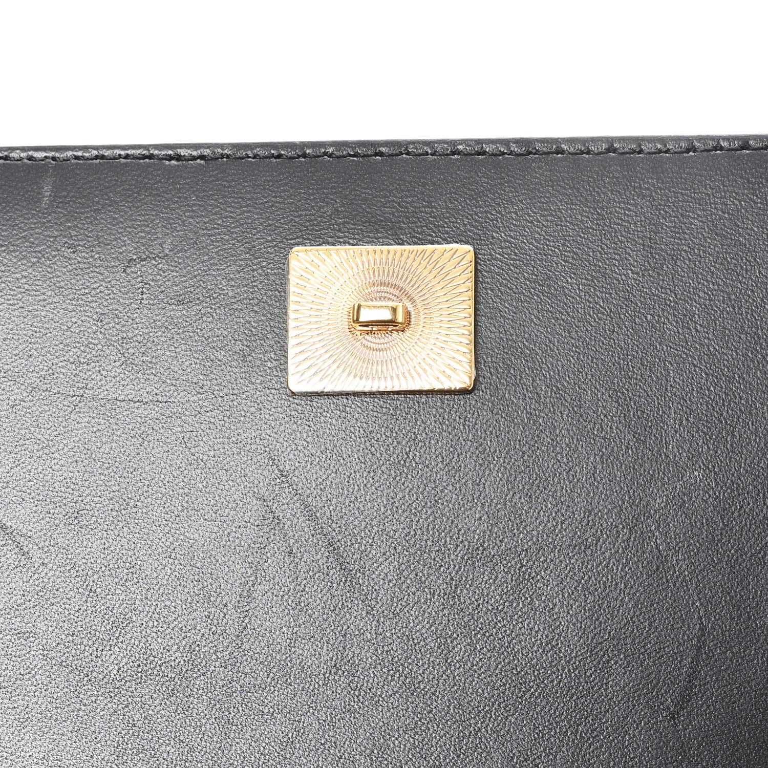 Calfskin Medium Devotion Crossbody Bag Black - Image 10