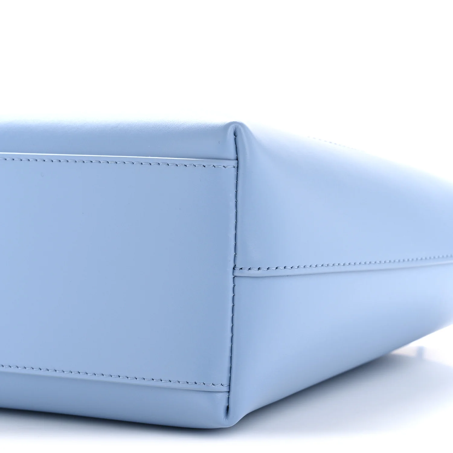 Calfskin Small DG Logo Shopper Tote Carta Zucchero - Image 10