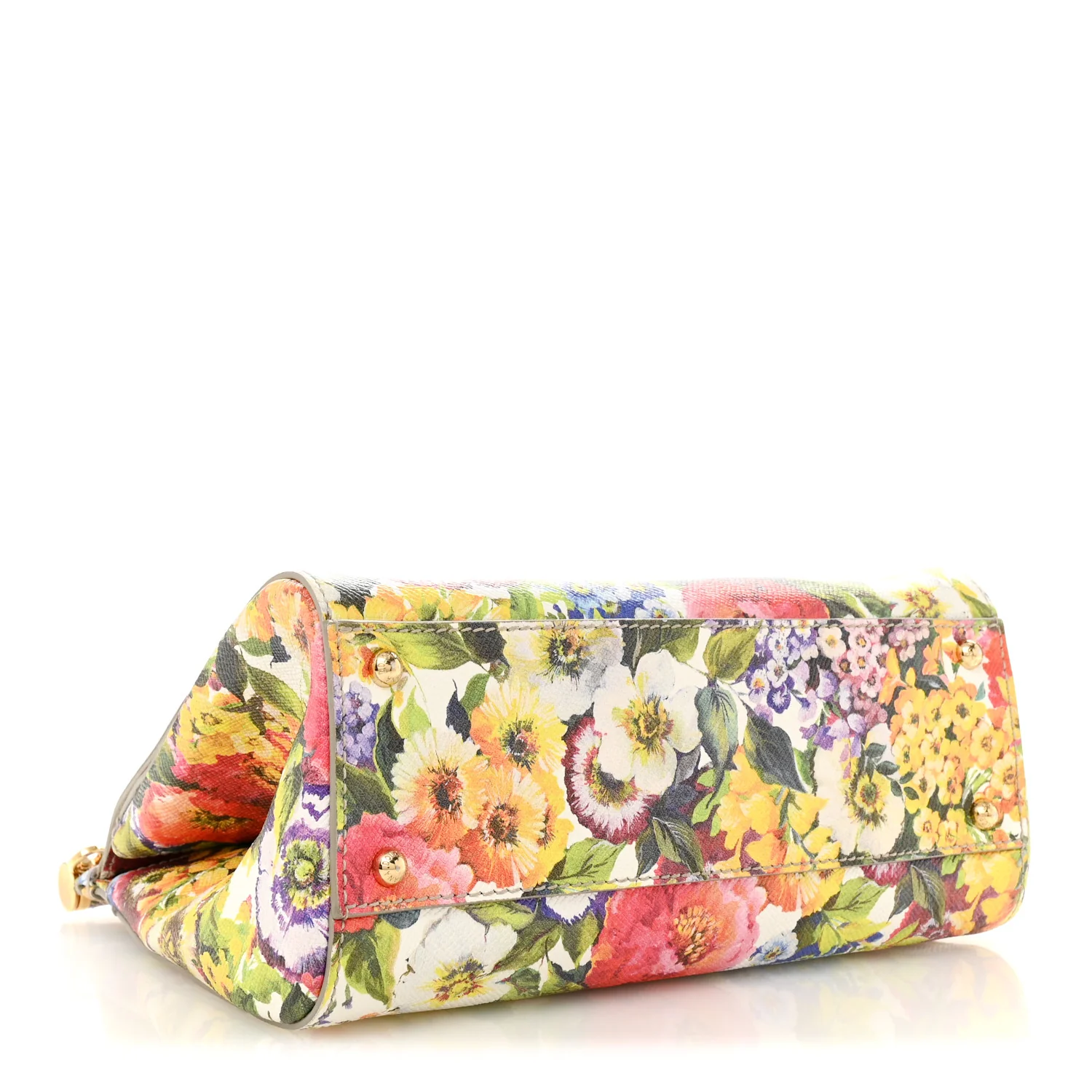 Dauphine Flower Print Medium Miss Sicily Satchel Multicolor - Image 4